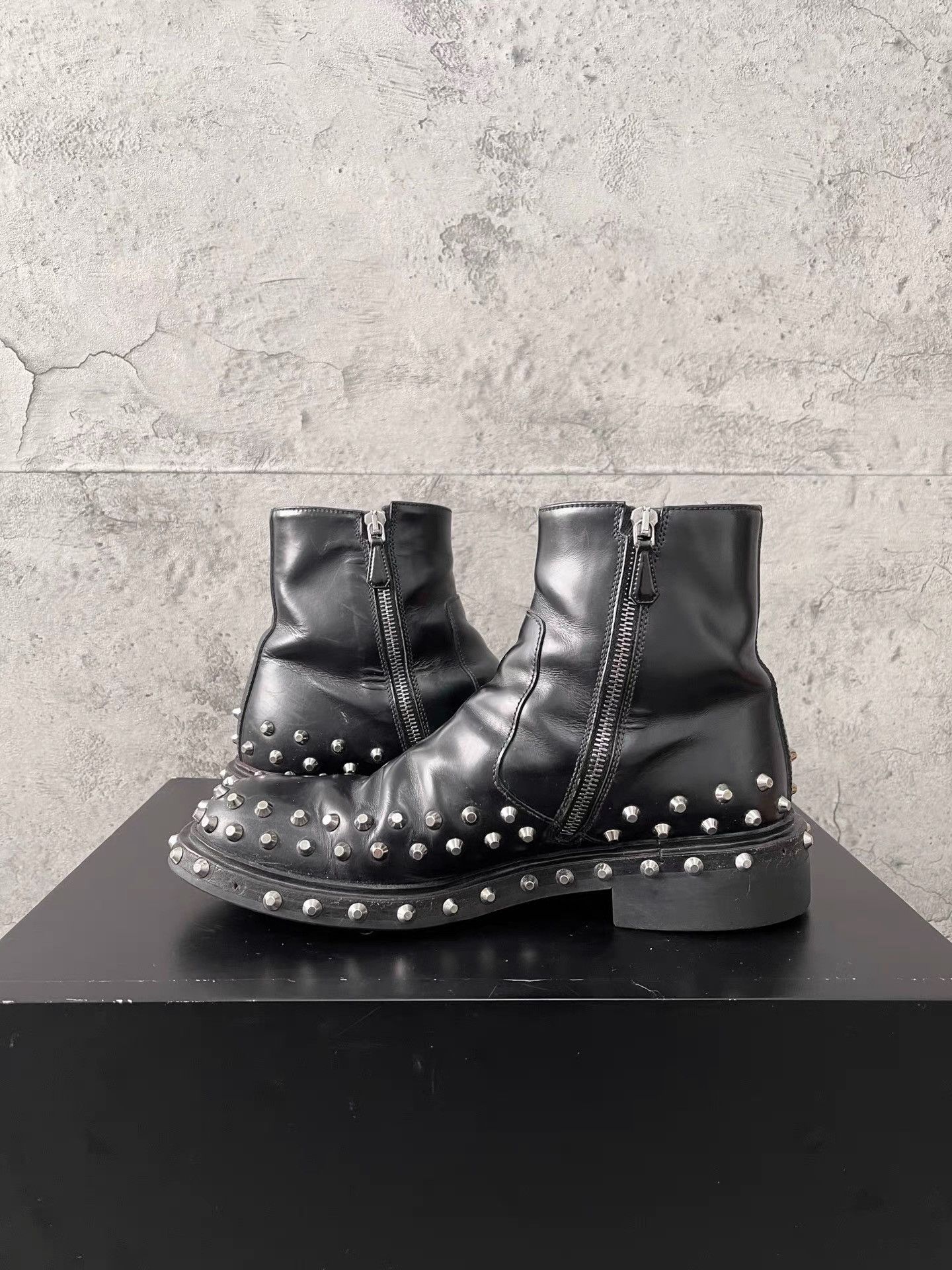 Prada Prada Frankenstein Studded Derby Chelsea Boots K34 Size US 6.5 / EU 39-40 - 6 Thumbnail