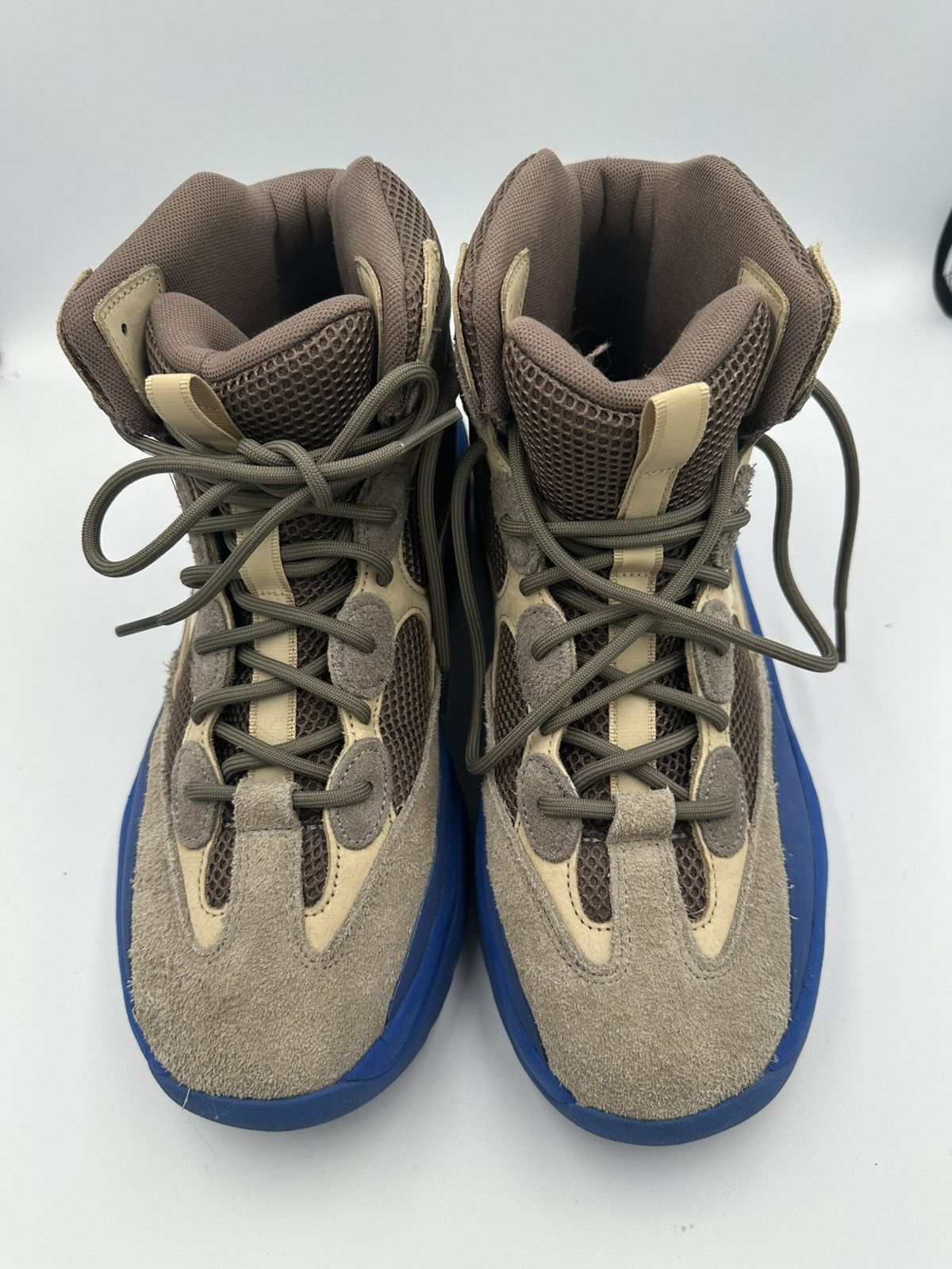 Adidas × Kanye West ADIDAS YEEZY DESERT BOOT TAUPE BLUE 13 WORN ONCE GY0374 Size US 13 / EU 46 - 7 Thumbnail