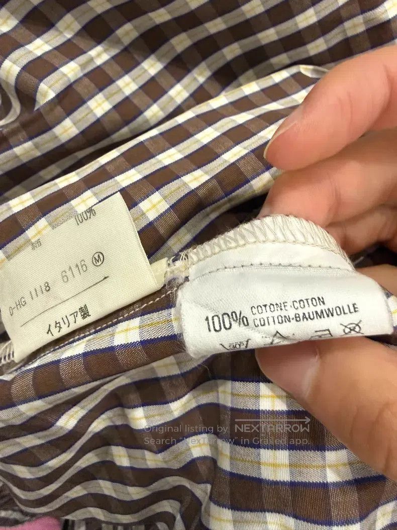 Vivienne Westwood Vivienne Westwood 90s Plaid Collar Shirt Size S / US 4 / IT 40 - 4 Thumbnail
