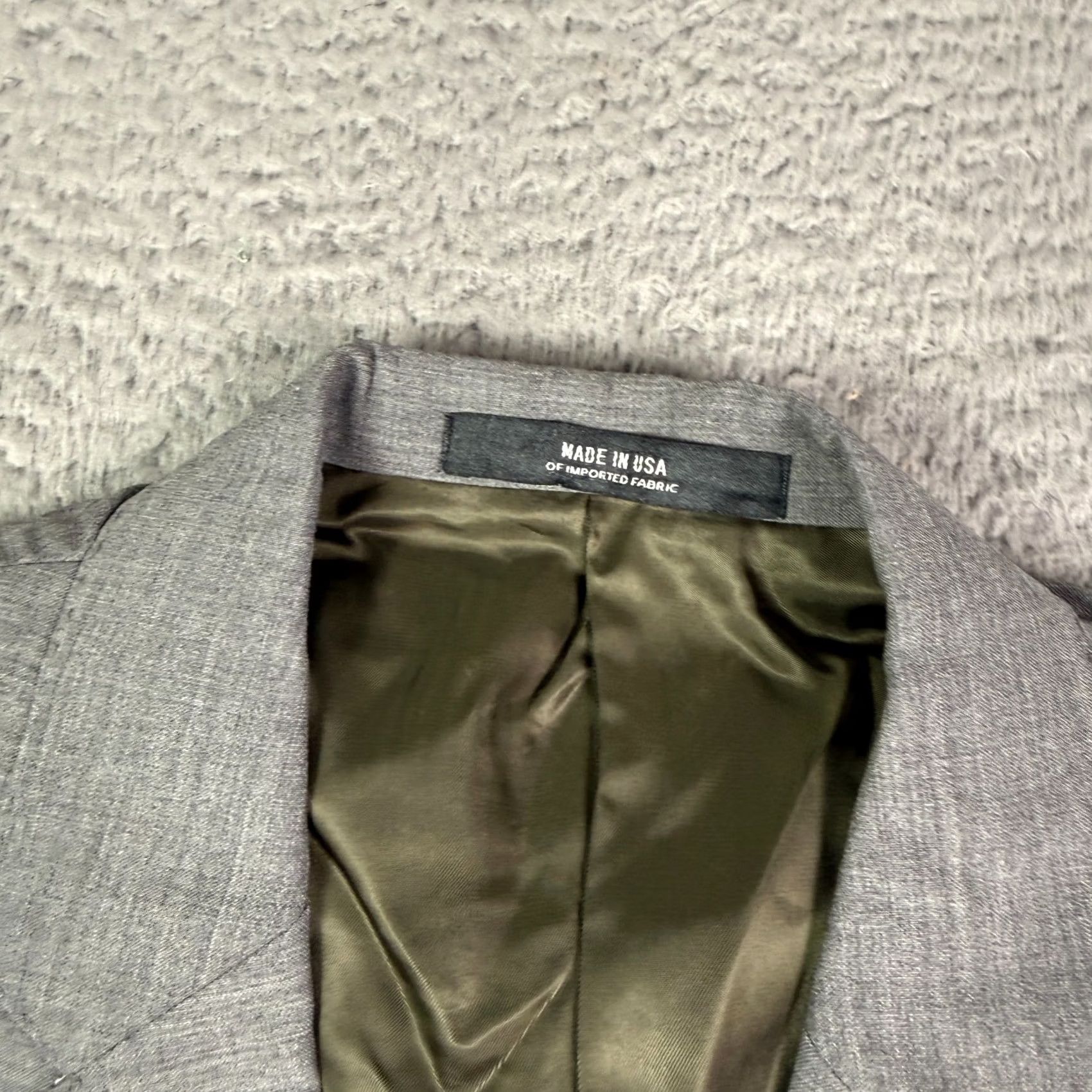Todd Snyder Todd Snyder Trop Wool Suit Jacket Mens 40S Charcoal Gray Sutton Fit Italy NEW Size 40R - 5 Thumbnail