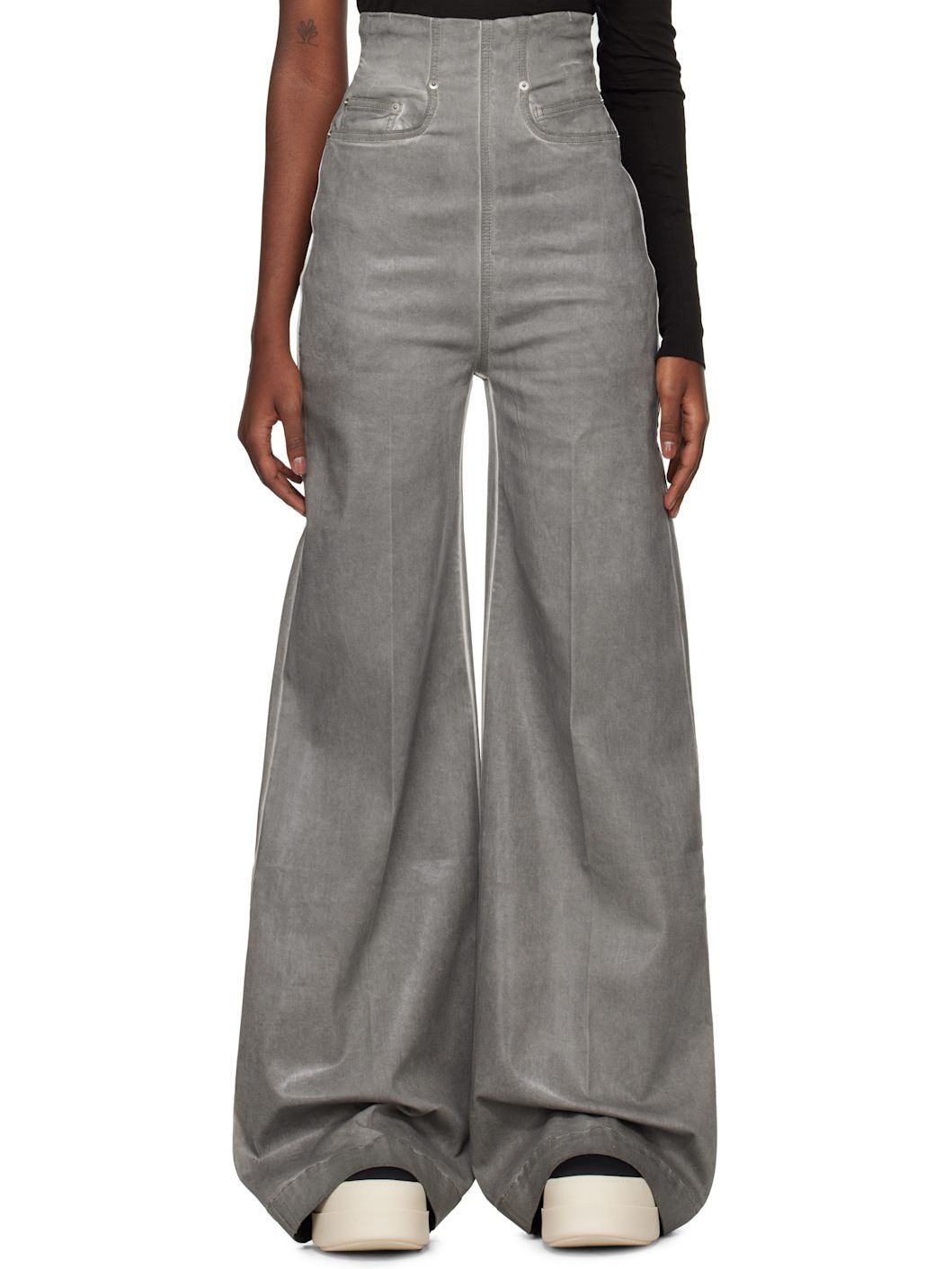 Rick Owens Rick Owens DRKSHDW Off-White Porterville Dirt Cooper Jeans Size 26" / US 2 / IT 38 - 1 Thumbnail