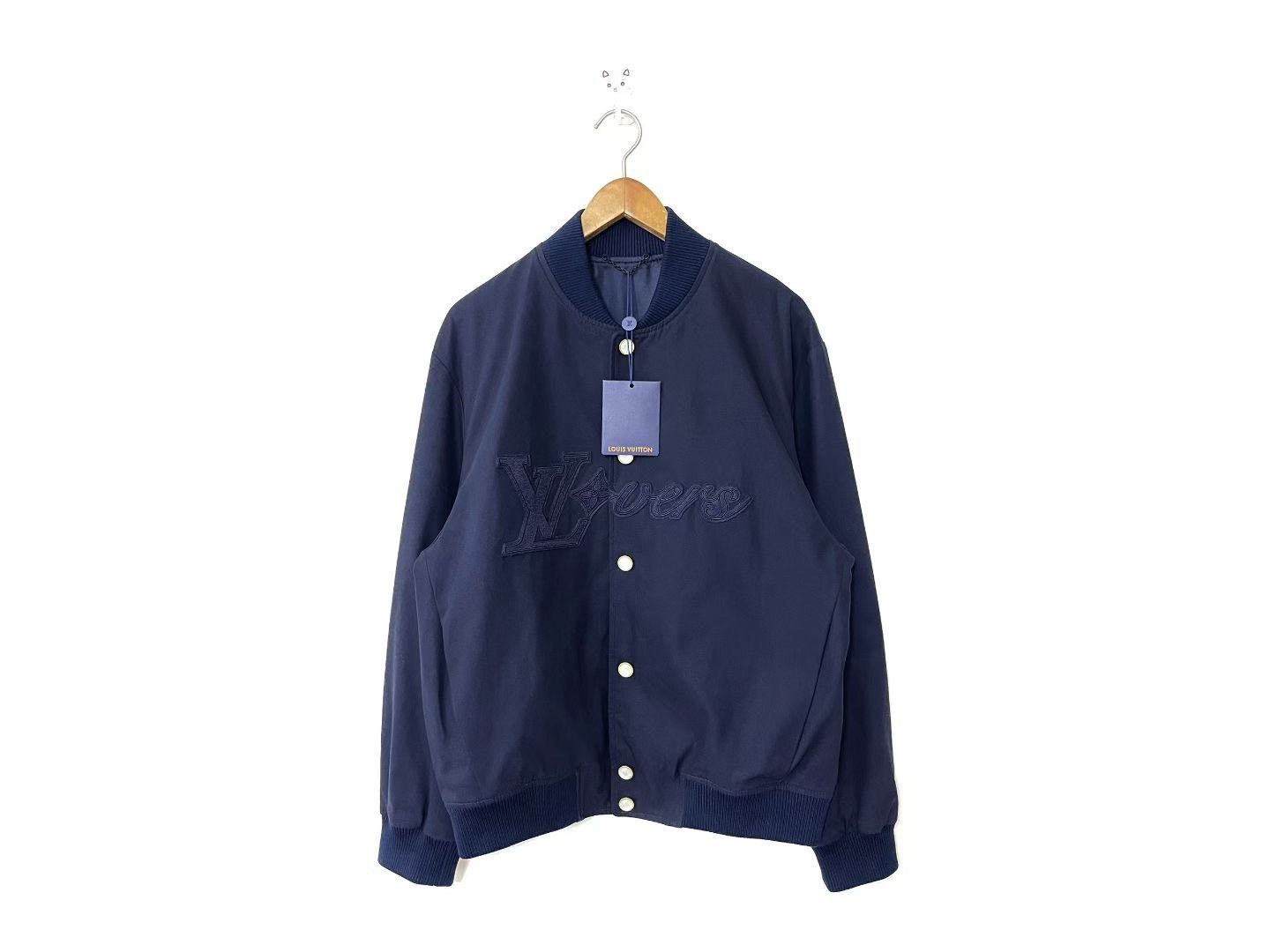 Louis Vuitton Louis Vuitton Embroidered Blue Light Jacket l Men Size US L / EU 52-54 / 3 - 1 Thumbnail