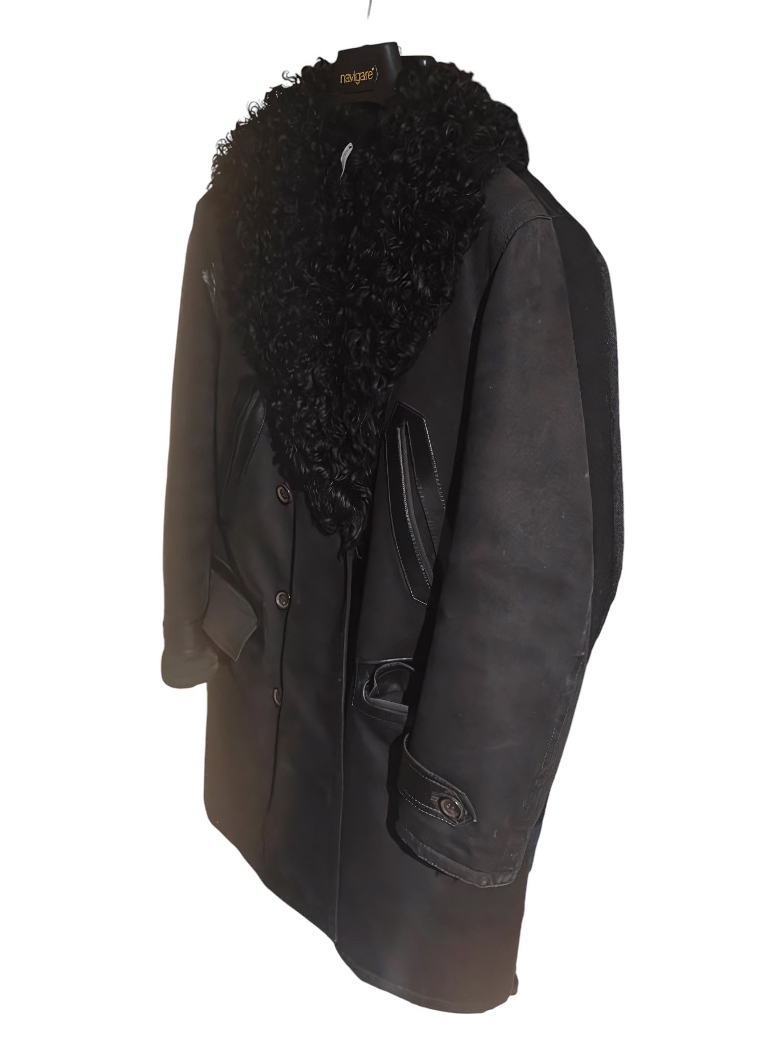 Gucci F/W 2001 MONGOLIAN LAMB FUR SHEARLING COAT BY TOM FORD Size US L / EU 52-54 / 3 - 2 Thumbnail