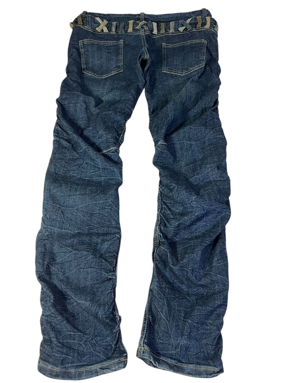 Japanese Brand Japanese brand skull Double Waist sedionaries Denim Jean Size US 35 - 2 Thumbnail