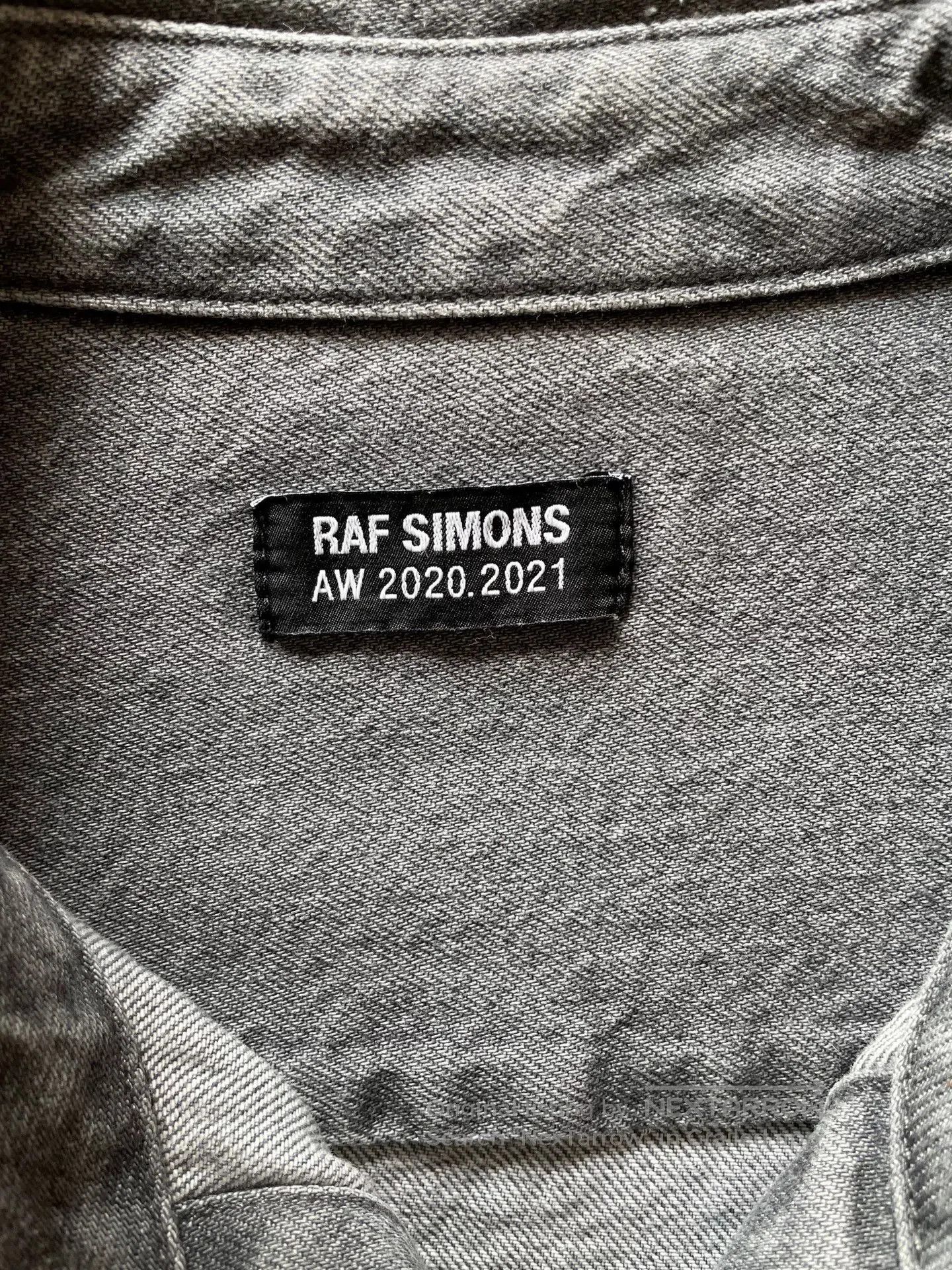 Raf Simons Raf Simons 20AW Washed Chain Denim Shirt. Size US M / EU 48-50 / 2 - 5 Thumbnail