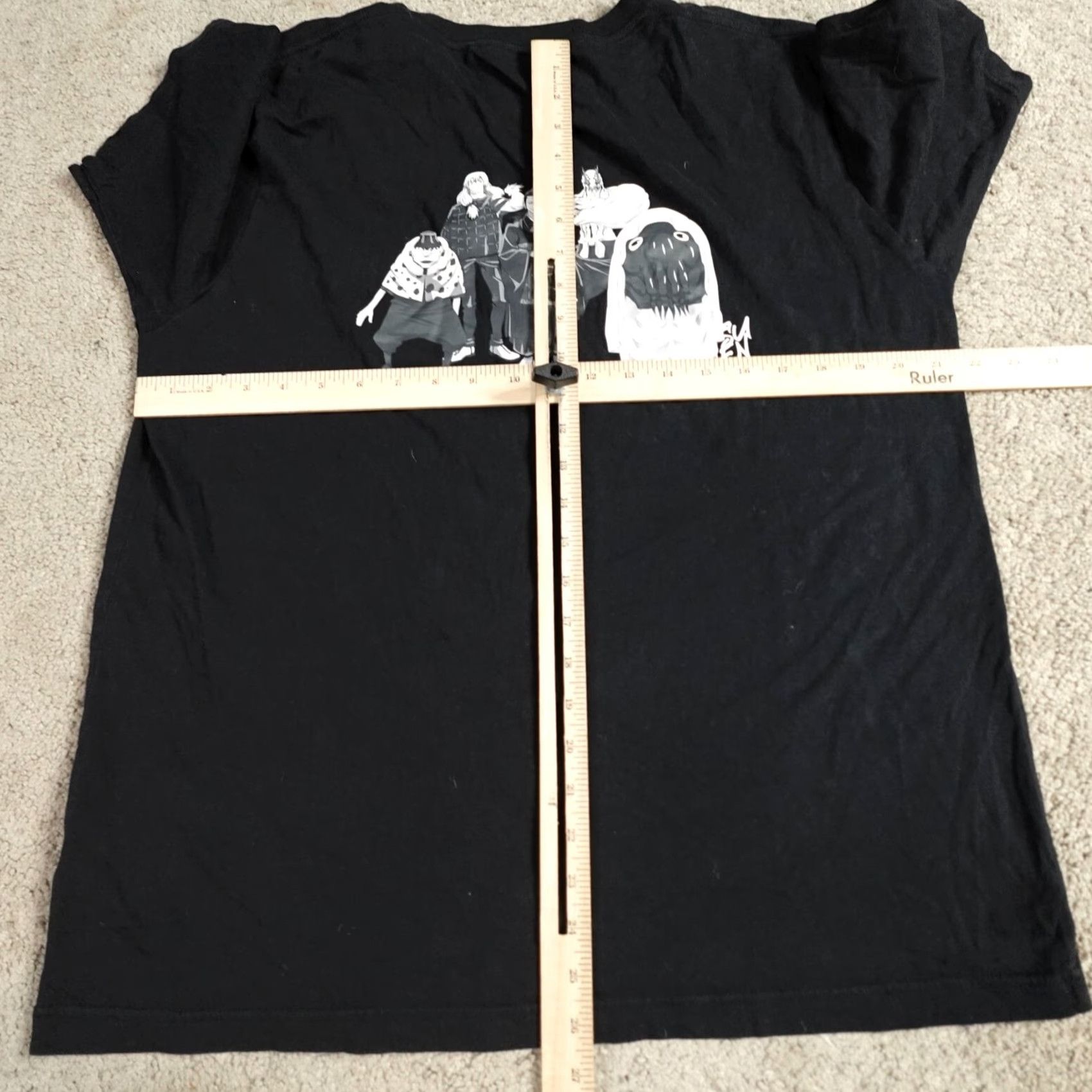 Uniqlo Uniqlo T-shirt Black L Jujutsu Kaisen Double Sided Crew Neck Short Sleeve Mens Cotton Graphic Print Bagde Size US L / EU 52-54 / 3 - 4 Thumbnail