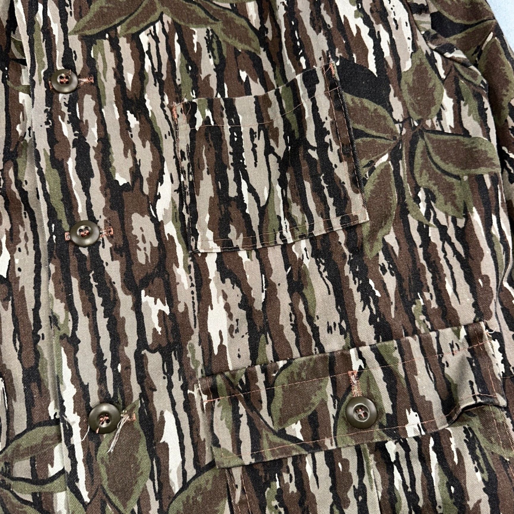 Realtree VINTAGE Realtree Spartan 80s Camouflage Shirt Mens XL Button-Up Long Sleeve US Made Size US XL / EU 56 / 4 - 3 Thumbnail