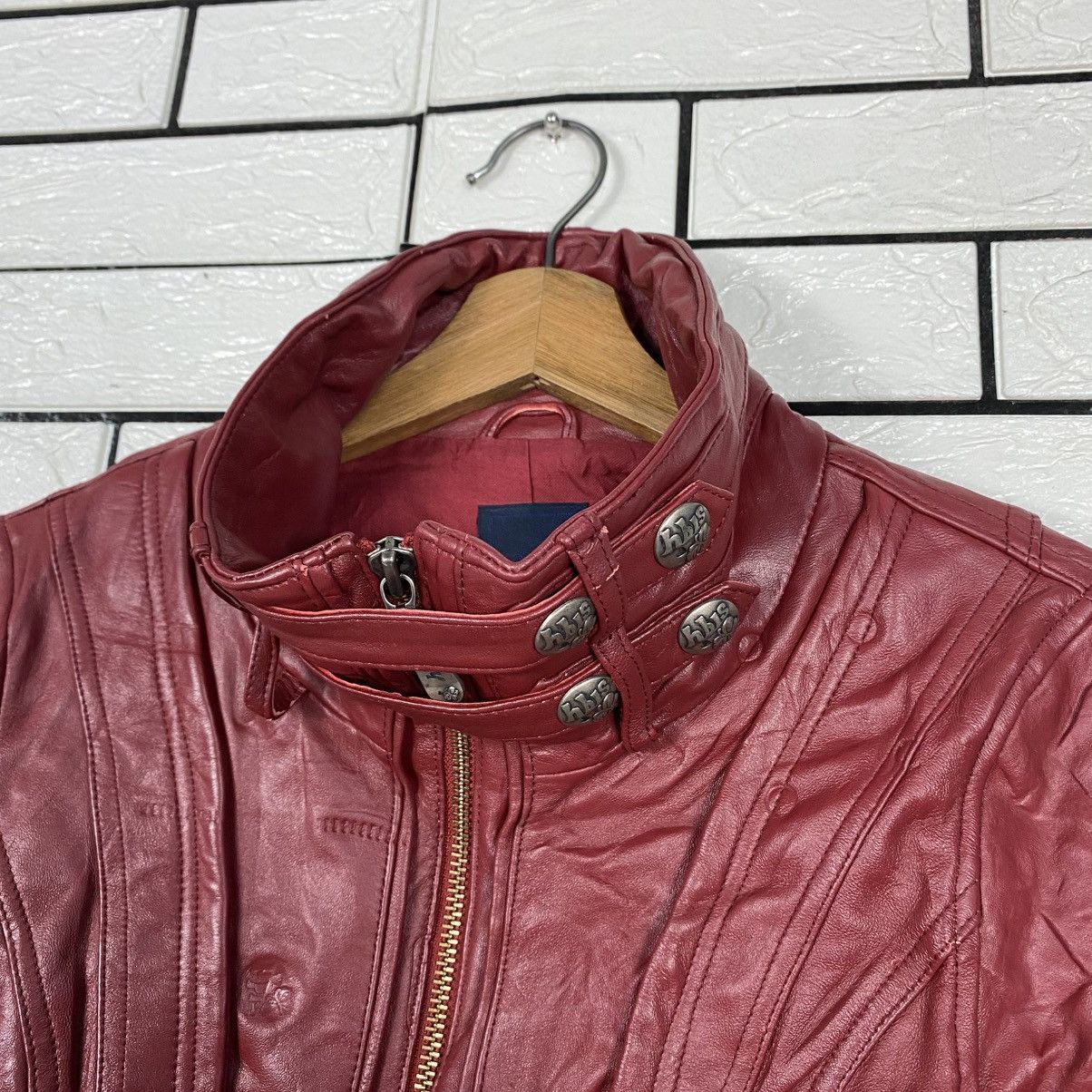 Hysteric Glamour Bondage Parachute Cropped Biker Jacket H Bis Japanese Brand Size US XXS / EU 40 - 9 Thumbnail