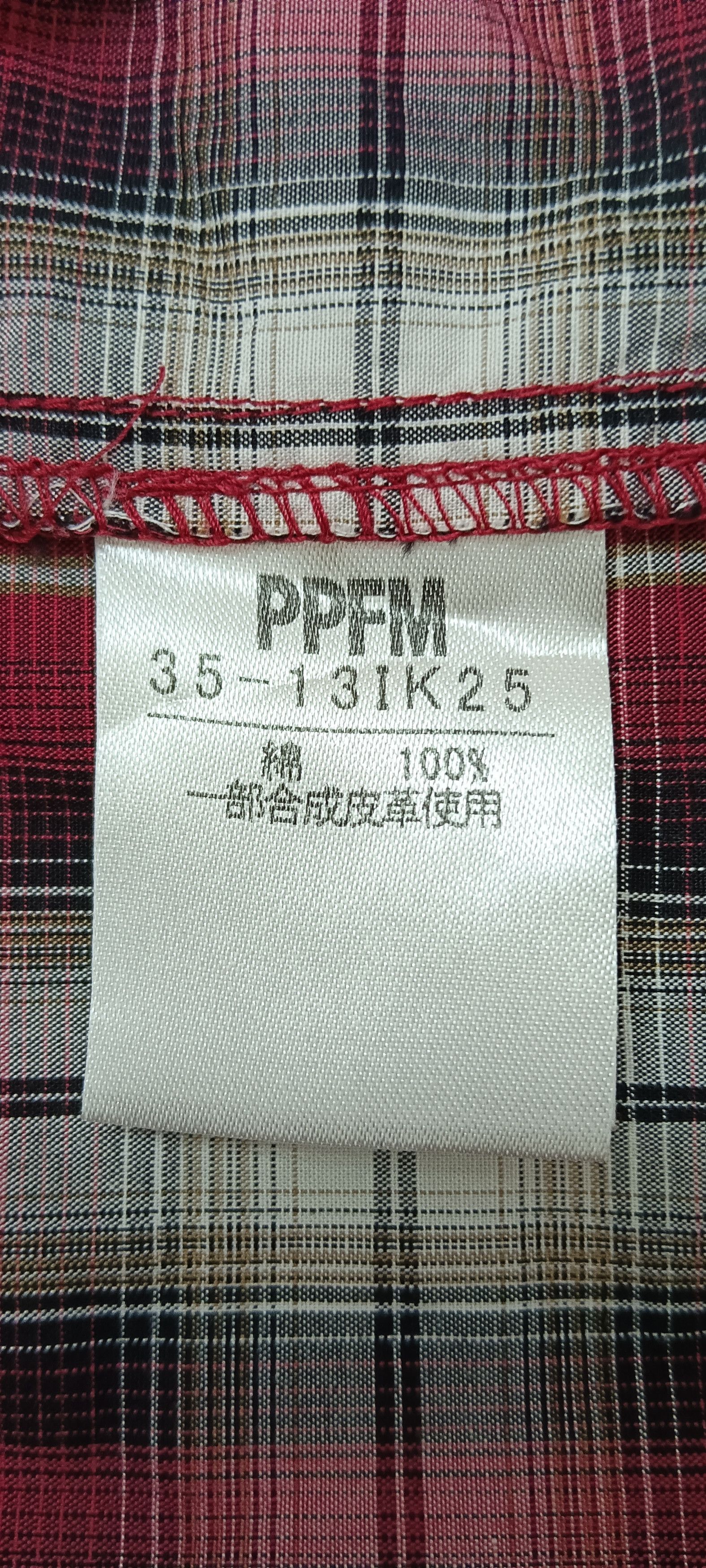 PPFM Punk Checkered Button Ups Shirt