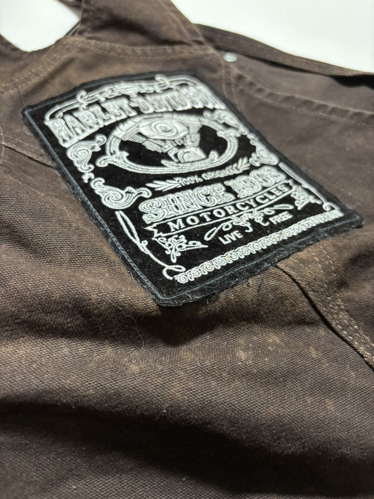 Carhartt Carharrt Overall Jumpsuit Double Knee x Harley Davidson Size US 40 / EU 56 - 12 Thumbnail