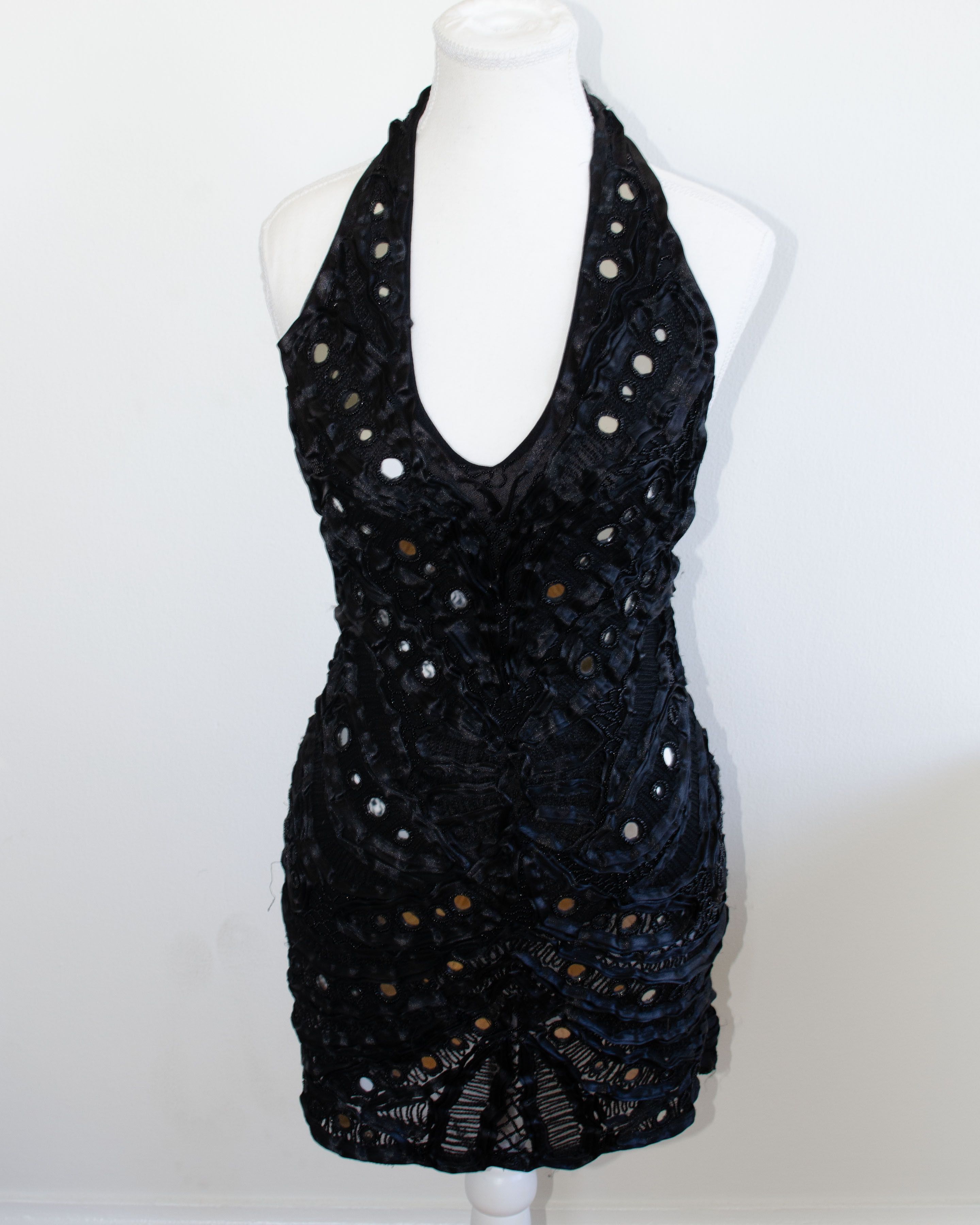 Elisabetta Franchi Halter Mini Dress Size M / US 6-8 / IT 42-44 - 1 Thumbnail