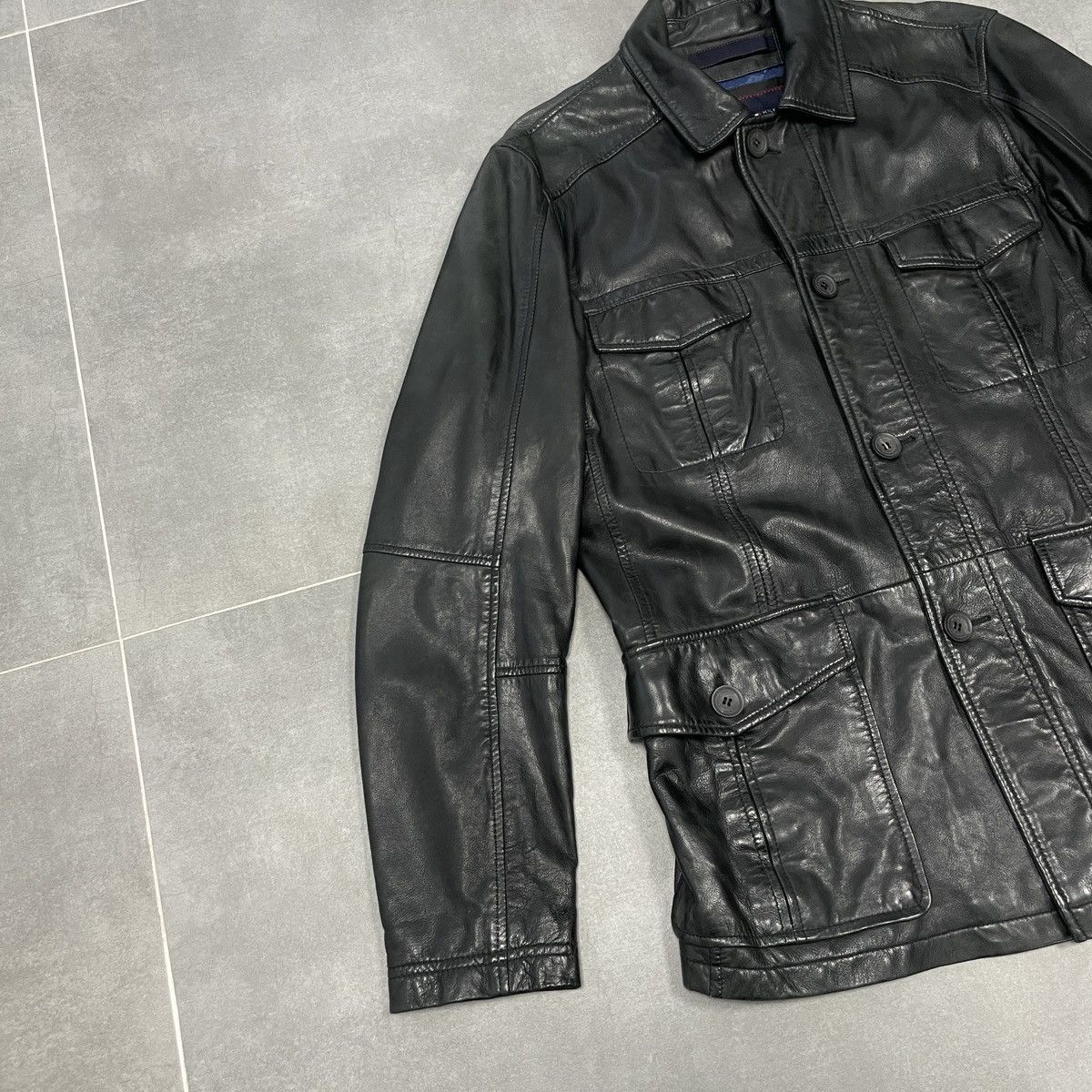 Tommy Hilfiger Tommy Hilfiger Goat Leather Jacket Size 46 Size US S / EU 44-46 / 1 - 3 Thumbnail
