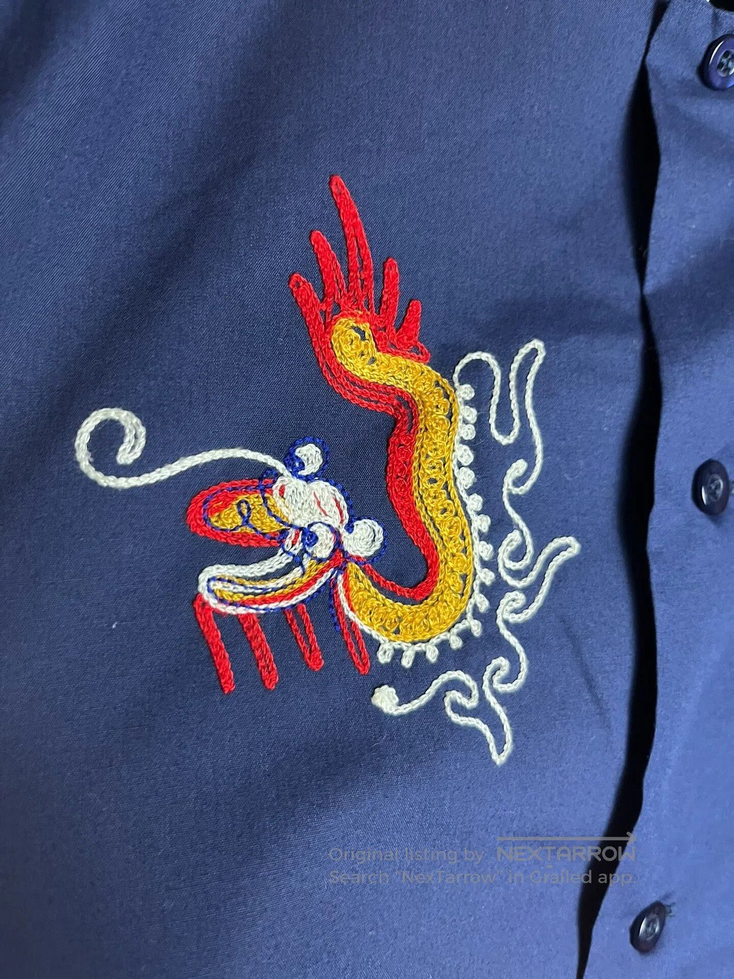 Tenderloin Tenderloin Dragon Embroidered Shirt. Size US XS / EU 42 / 0 - 4 Thumbnail