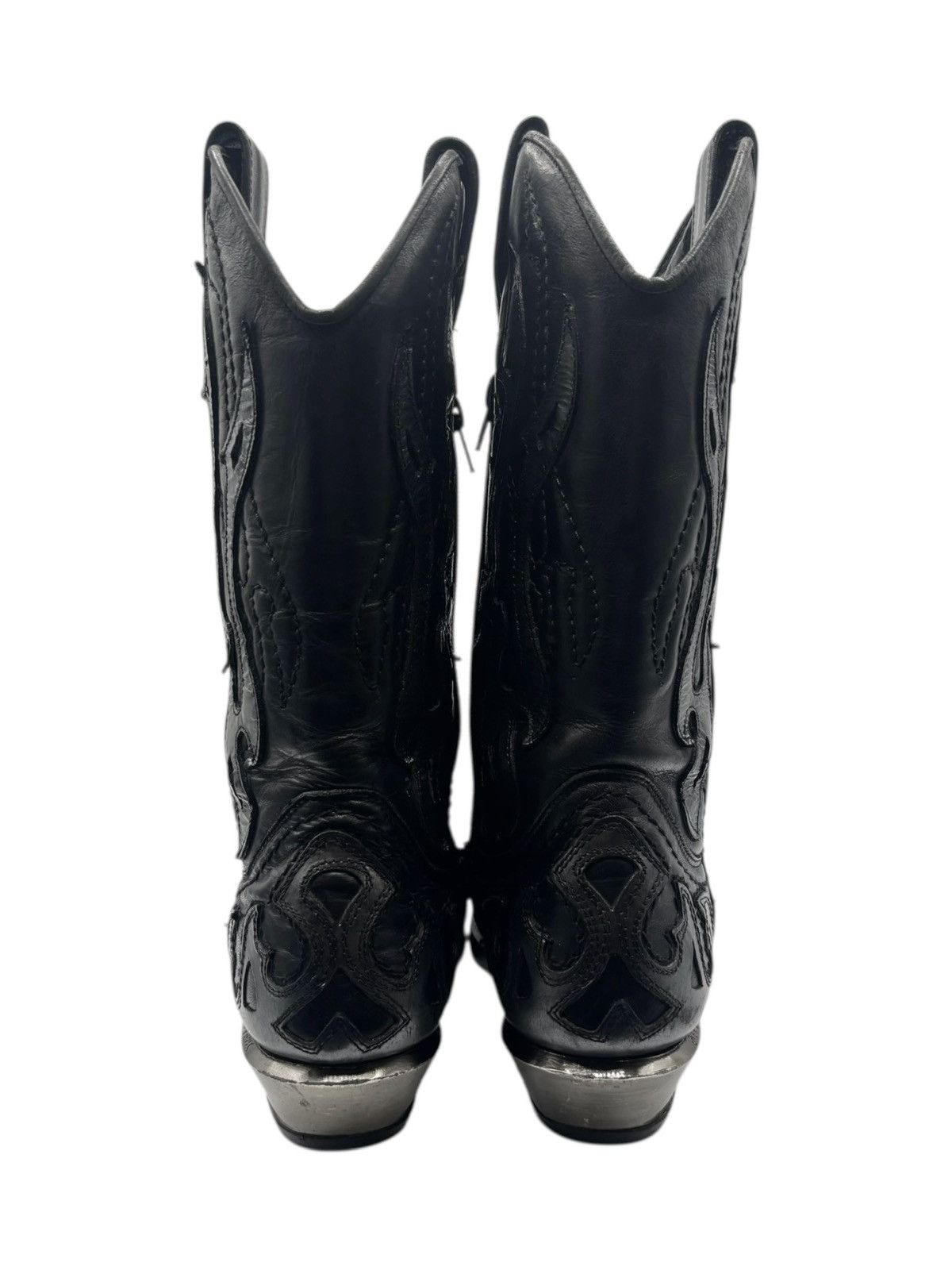 New Rock Vintage New Rock grey flame cowboy boots Size 41 Size US 11 / IT 41 - 4 Thumbnail