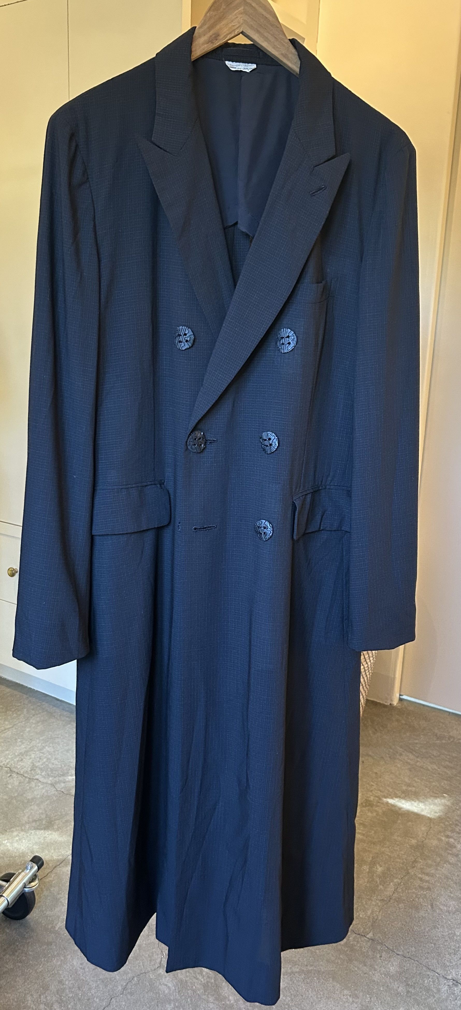 Comme des Garcons COMME des GARÇONS Homme Plus S/S 13 “Look 5” Long Coat Mens Size 40R - 9 Thumbnail