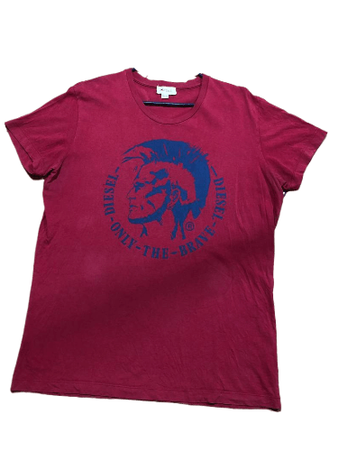 Diesel Vintage Diesel Big Y2K Logo Short Sleeve T-Shirt Size XXL Size US XXL / EU 58 / 5 - 1 Thumbnail