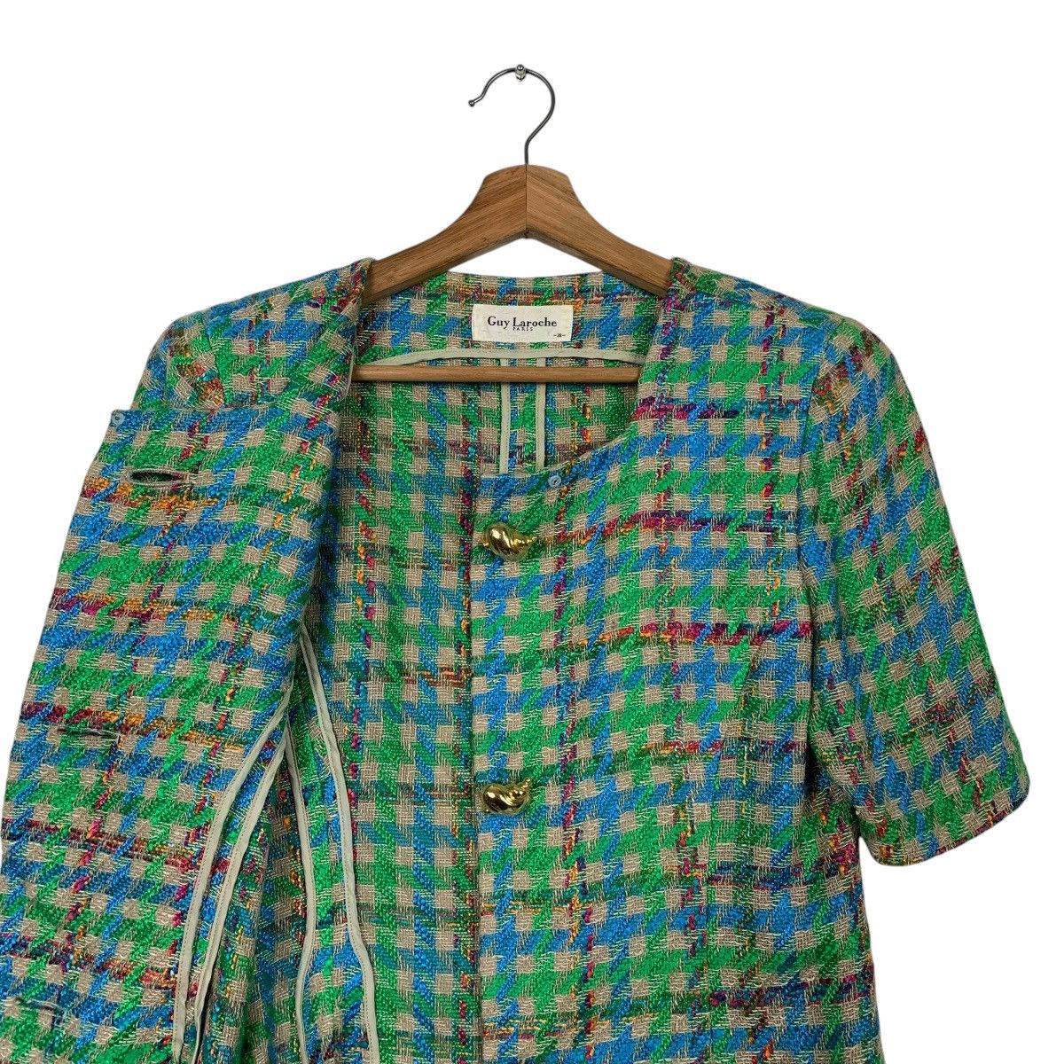 Guy Laroche Guy Laroche Paris Tweed Jacket Size S / US 4 / IT 40 - 10 Thumbnail