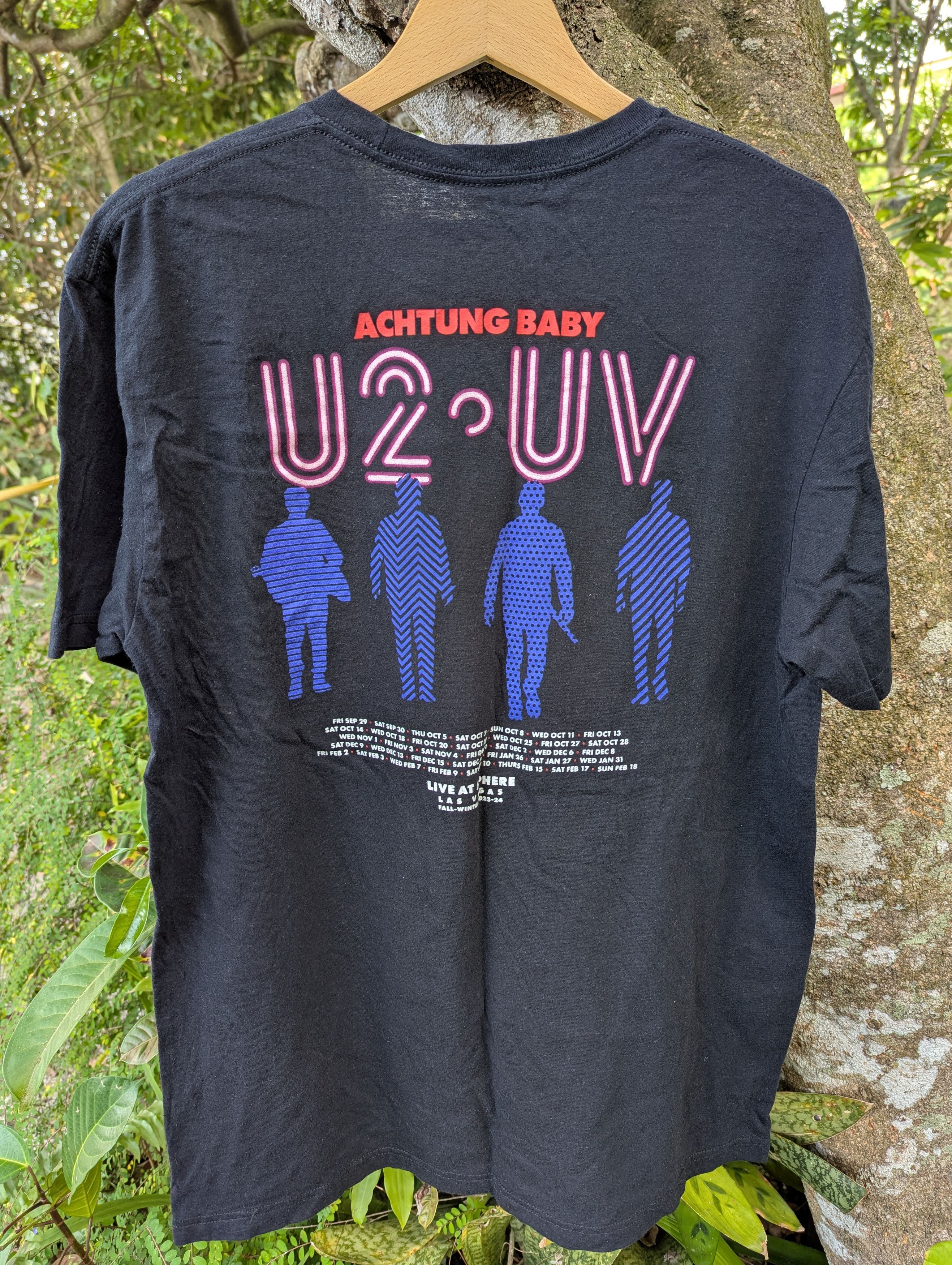 Band Tees 🔥FREE SHIPPING🔥U2 Band Tshirt Achtung Baby Album Size US M / EU 48-50 / 2 - 2 Thumbnail