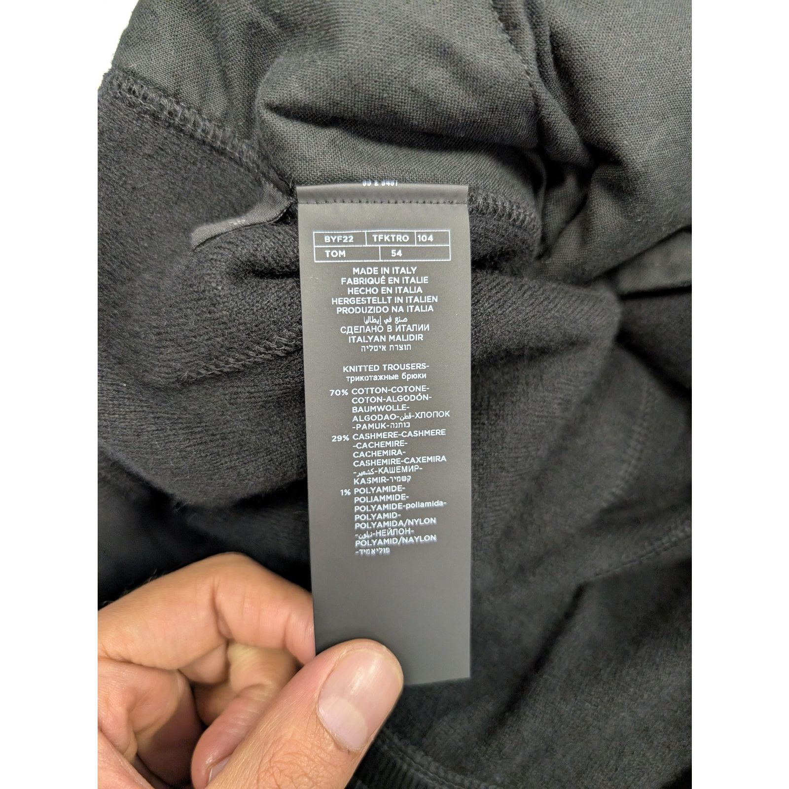 Tom Ford o1rshd1 Sweatpants / Joggers / Trousers in Black Size US 38 / EU 54 - 16 Thumbnail