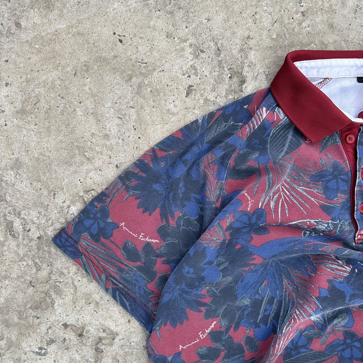 Armani Exchange Vintage Armani Exchange Polo Overprinted Old Money Size US XL / EU 56 / 4 - 3 Thumbnail