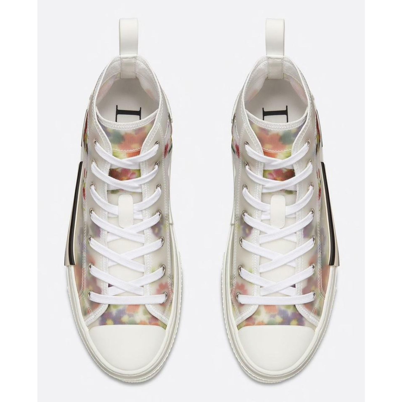 Dior Dior Mens B23 White High Top Lace Up Flat Sneaker 40 7 Size US 7 / EU 40 - 6 Thumbnail