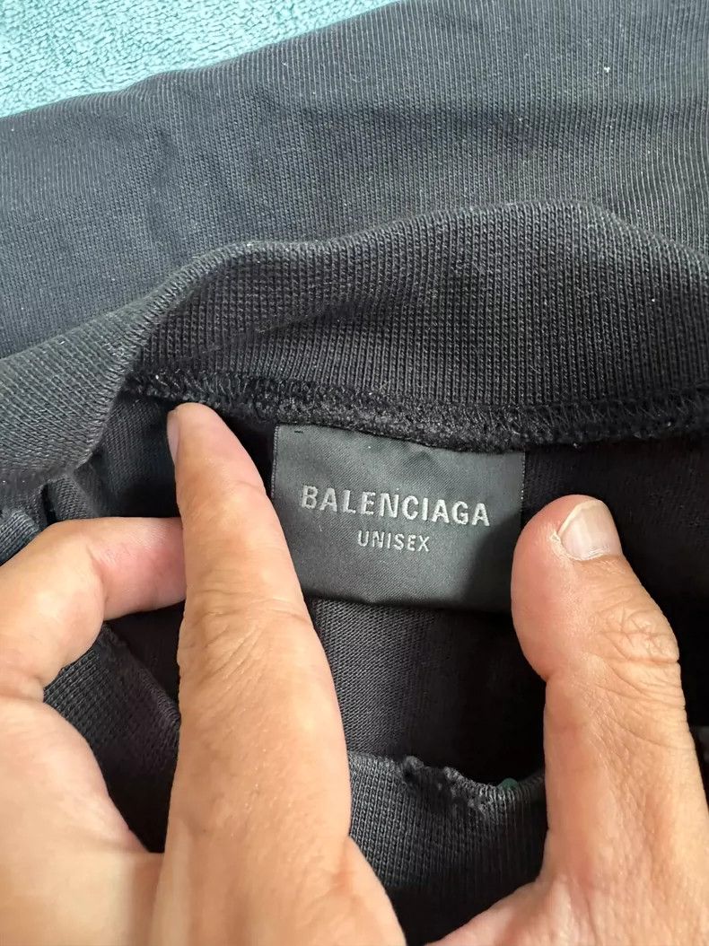 Balenciaga Balenciaga Tape letter LOGO printed round neck short sleev Size US L / EU 52-54 / 3 - 6 Thumbnail
