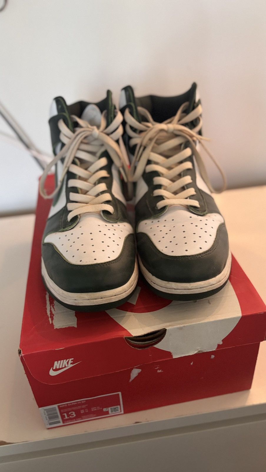 Nike Nike Dunk High Military Green Size US 13 / EU 46 - 2 Thumbnail