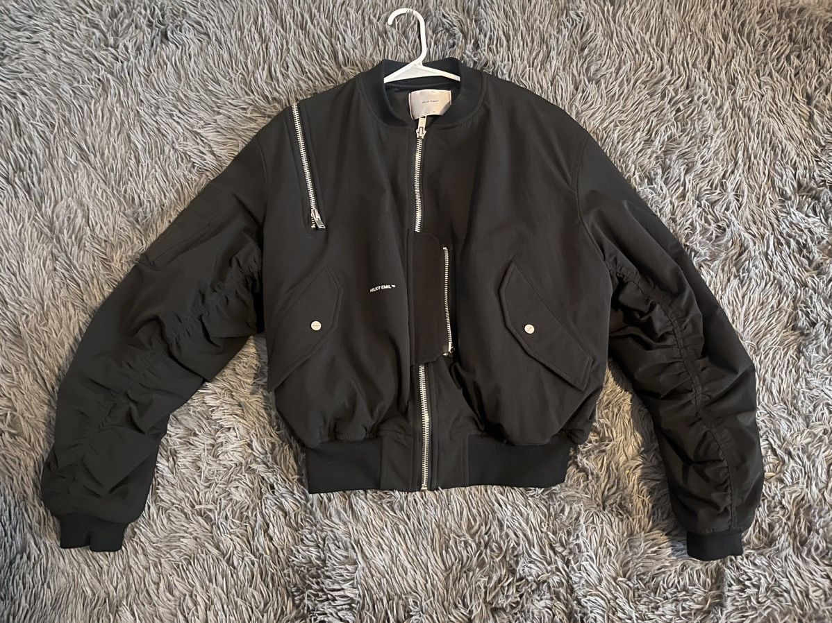 Heliot Emil Black Bomber Jacket RARE