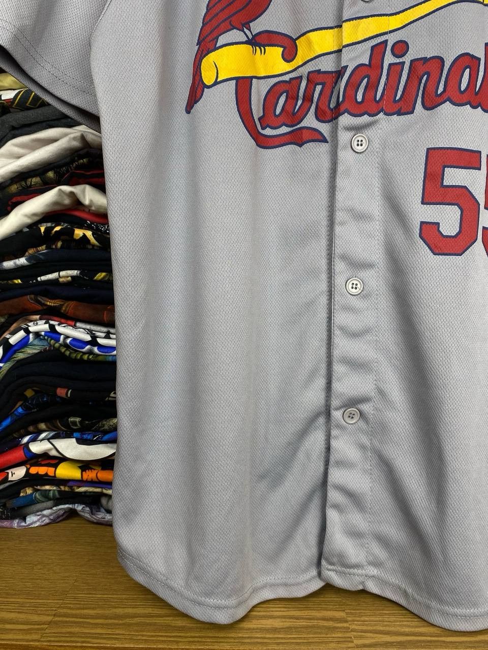 MLB vtg St Louis Cardinals #55 Piscotty Name MLB Jersey Size US XL / EU 56 / 4 - 6 Thumbnail
