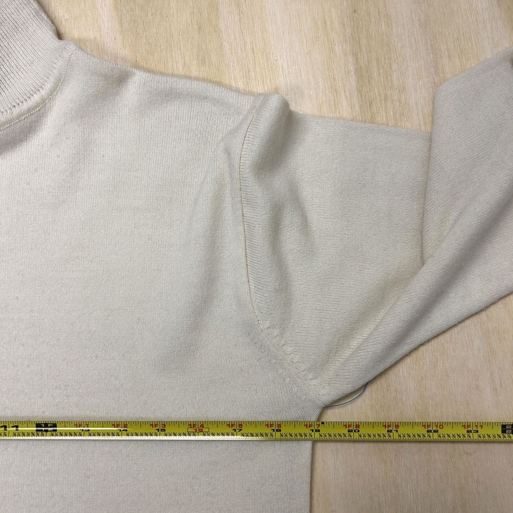 Arrow VINTAGE Arrow Sweater Men M White Turtleneck Tight-Knit Pullover Casual Size US M / EU 48-50 / 2 - 3 Thumbnail
