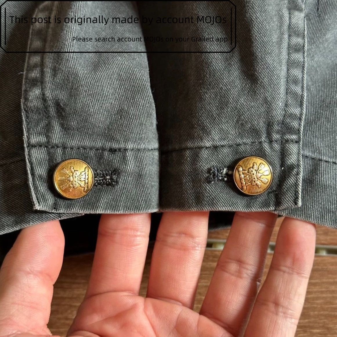 Yohji Yamamoto Sz L Yohji Yamamoto 80s Vintage Black Work Shop Jacket mojos Size US L / EU 52-54 / 3 - 4 Thumbnail