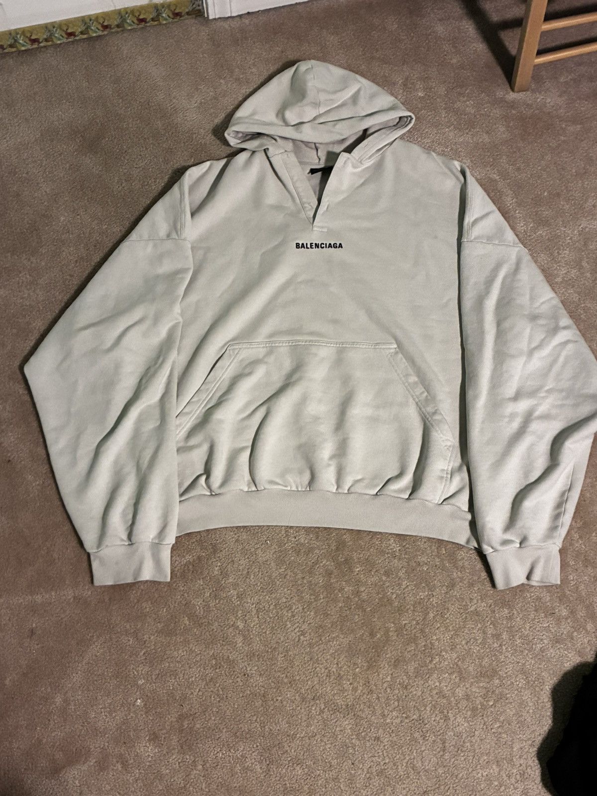 Balenciaga balenciga polo hoodie off-white Size US S / EU 44-46 / 1 - 1 Thumbnail