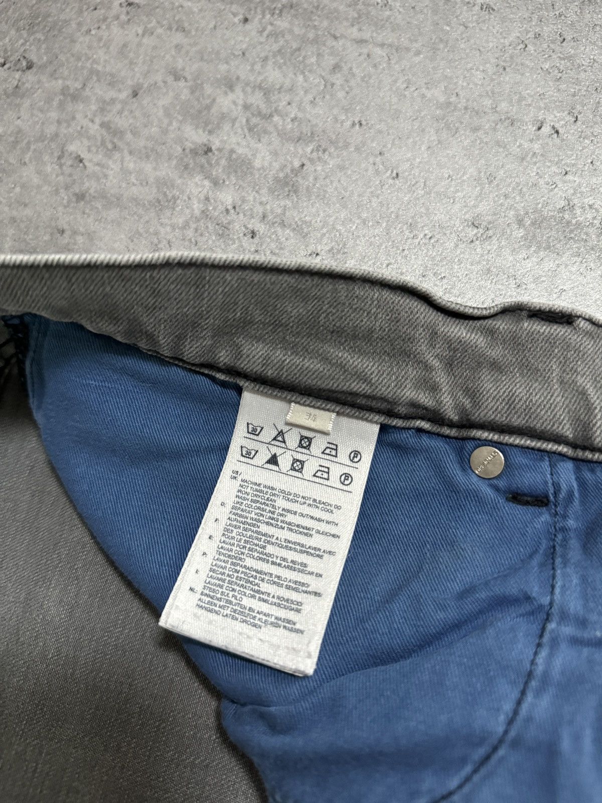 Adidas × Vintage Adidas Crazy Vintage Baggy Jeans Denim Grey Logo Rap Skate Size US 34 / EU 50 - 7 Thumbnail