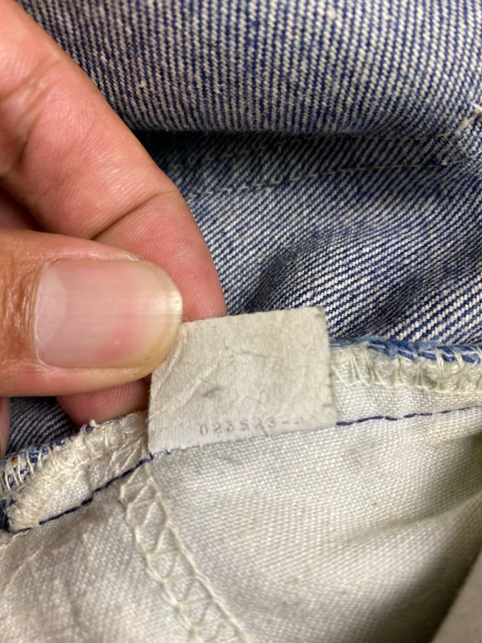 Levi's vintage levis 505 orange tab denim nice design Size US 33 - 14 Thumbnail