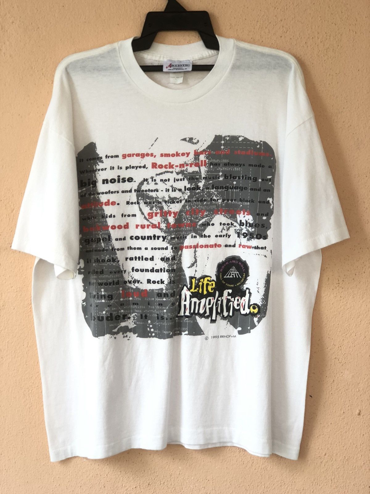 Vintage 90s ARTISTIC Rock N Roll of Fame