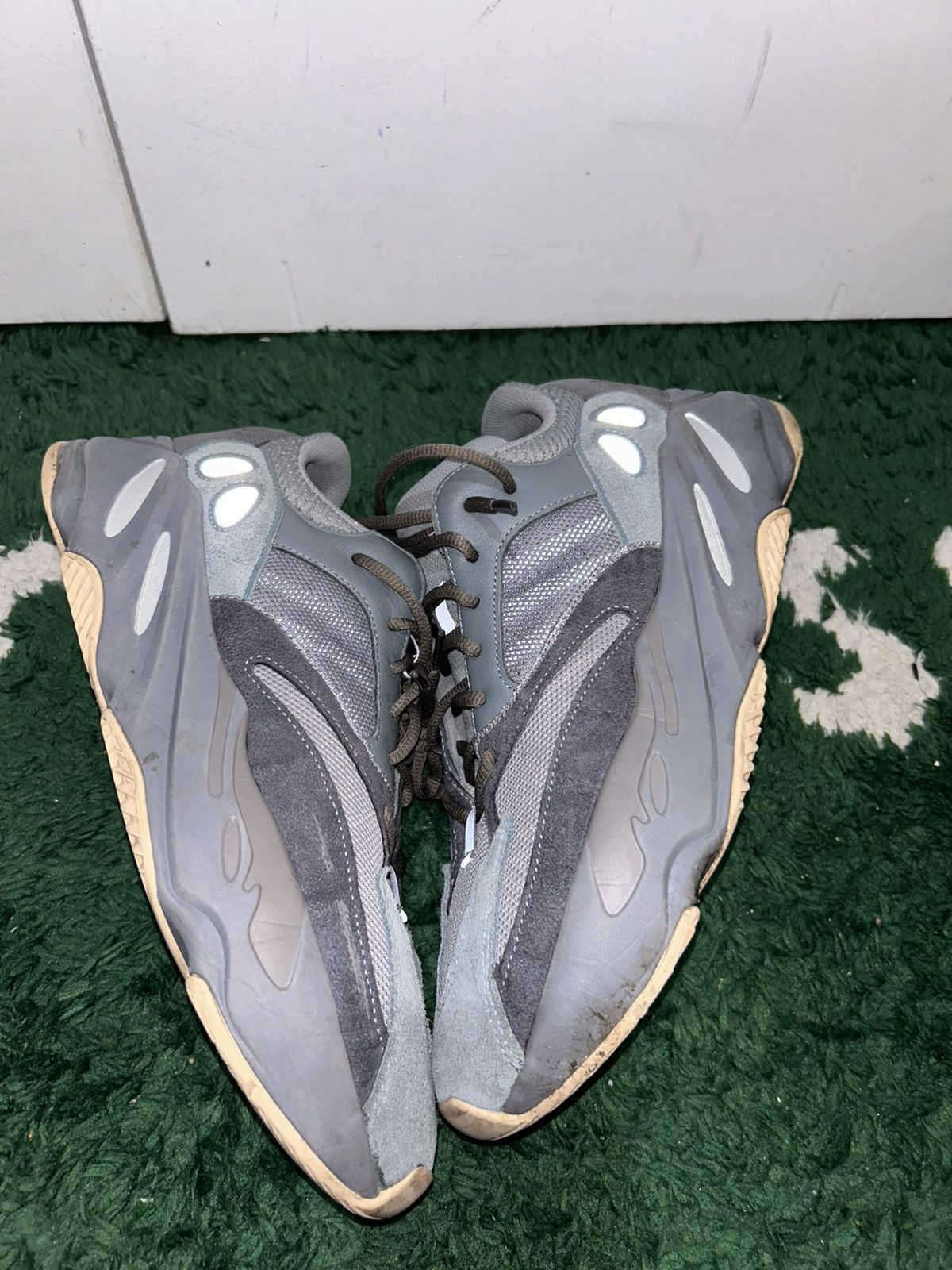 Adidas Size 12.5 - adidas Yeezy Boost 700 Teal Blue Size US 12.5 / EU 45-46 - 2 Thumbnail