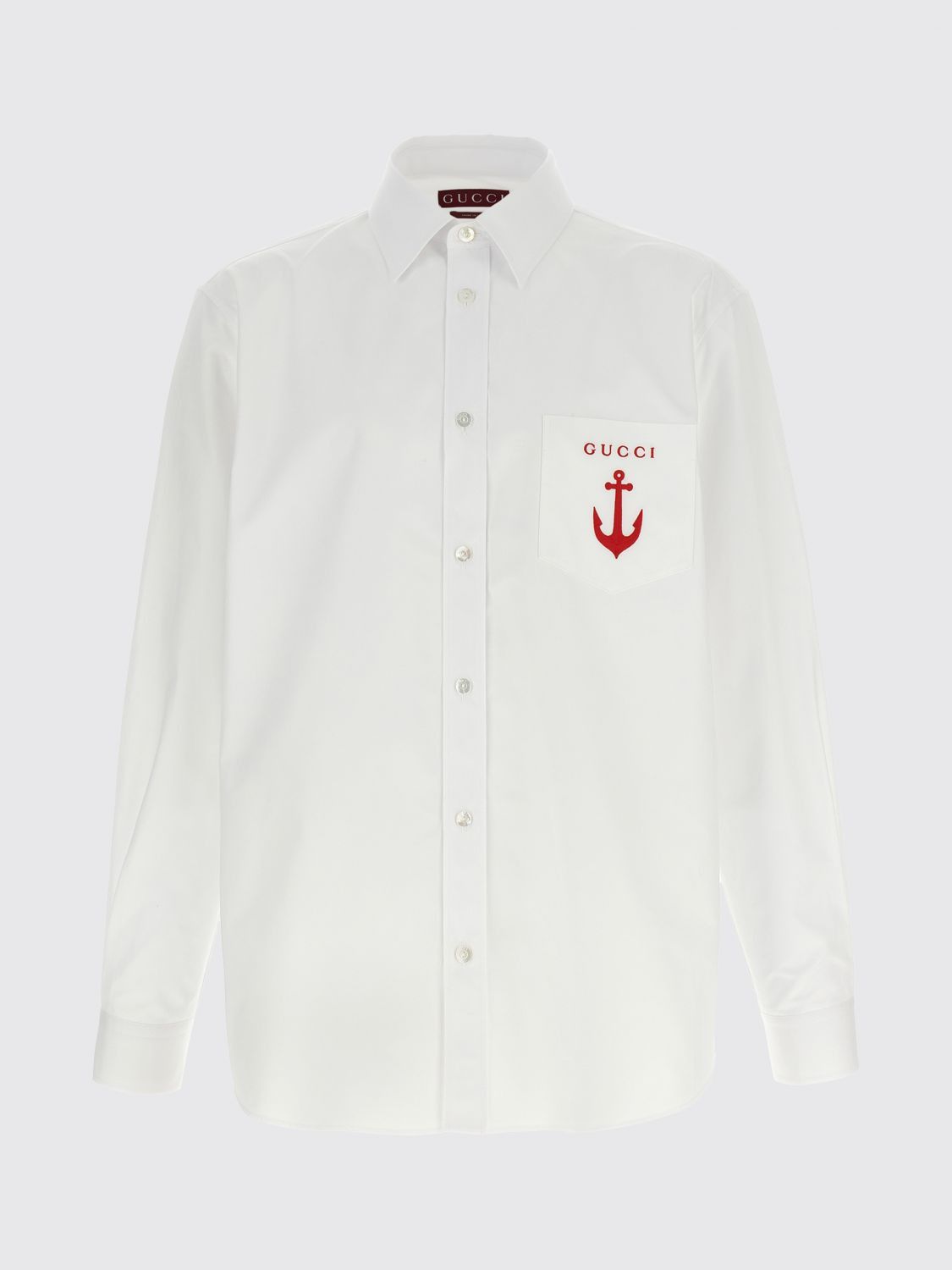 Gucci Gucci Shirt Men White Size US S / EU 44-46 / 1 - 1 Thumbnail