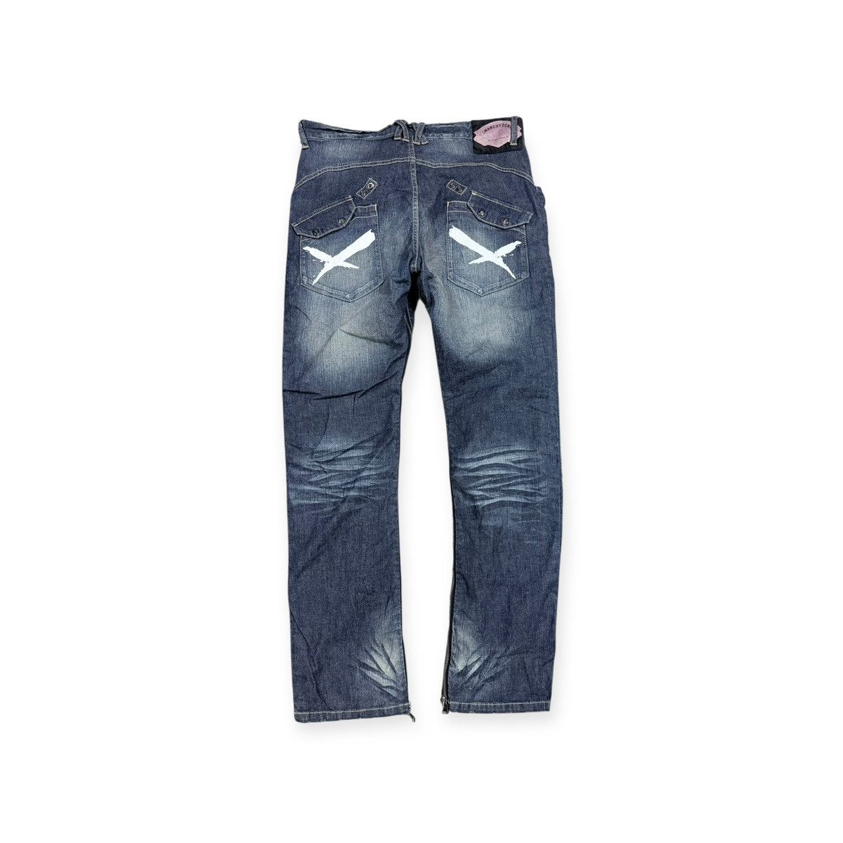 Seditionaries Vtg🔥Avant-Garde ppfm AnarchyDenim Eastern Rock Reverseible Size US 33 - 6 Thumbnail