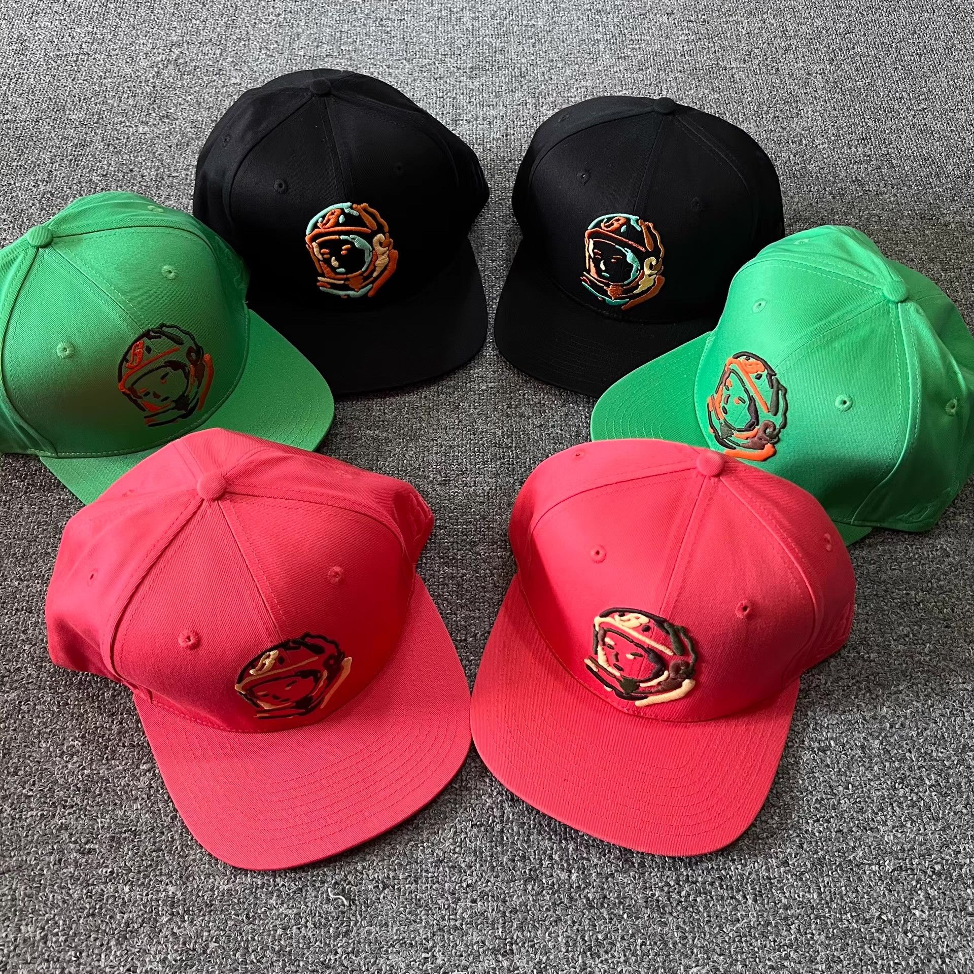 Billionaire Boys Club BBCClassicEmbroideredAstronautHeadFlatBrim Baseball Cap Q7 Size ONE SIZE - 4 Thumbnail