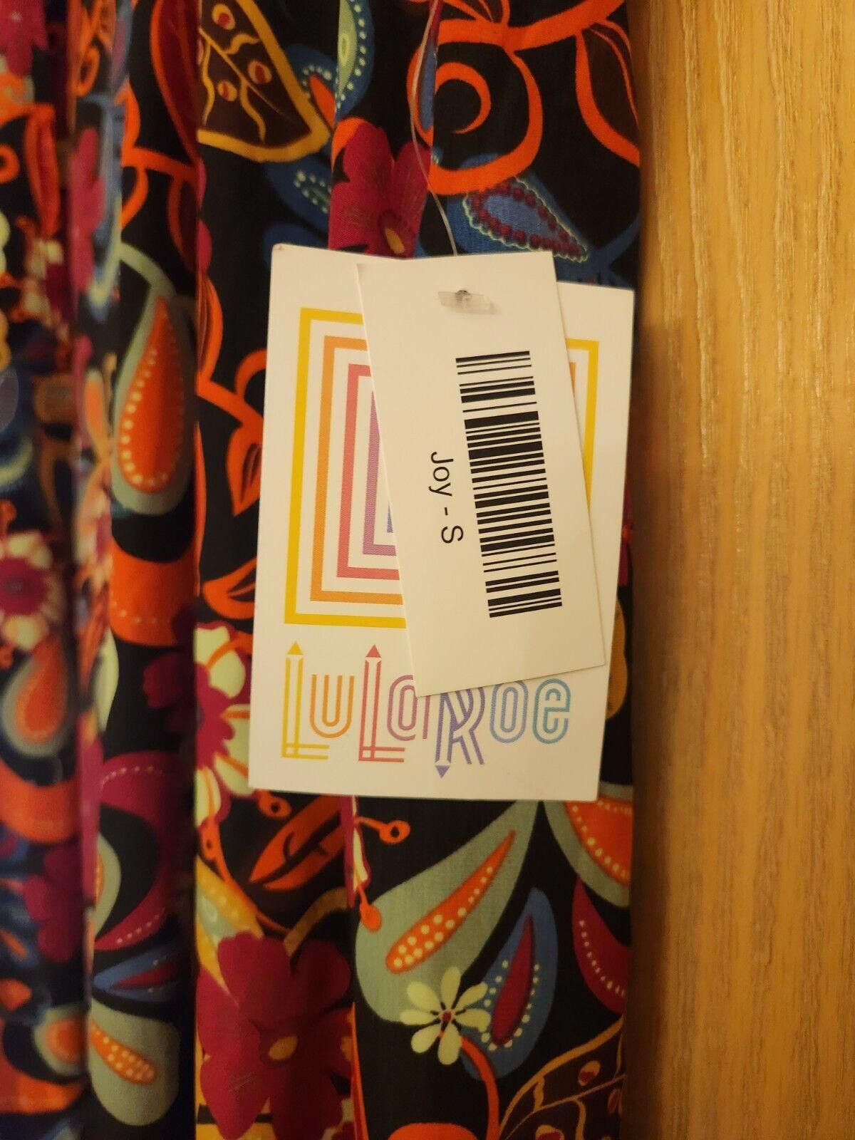 Designer Floral Multicolored Lularoe Joy Size Small Size S / US 4 / IT 40 - 3 Thumbnail