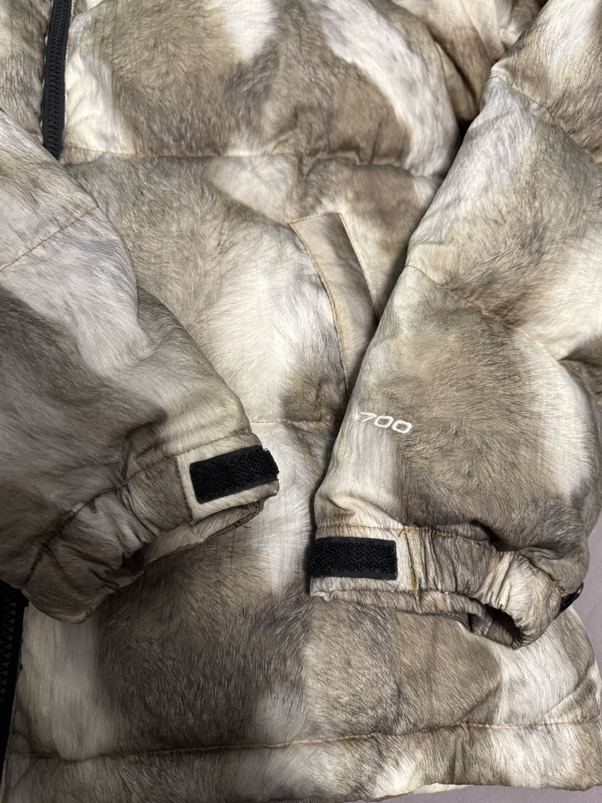 The North Face Supreme tnf North face Fur print nuptse jacket Size US S / EU 44-46 / 1 - 4 Thumbnail