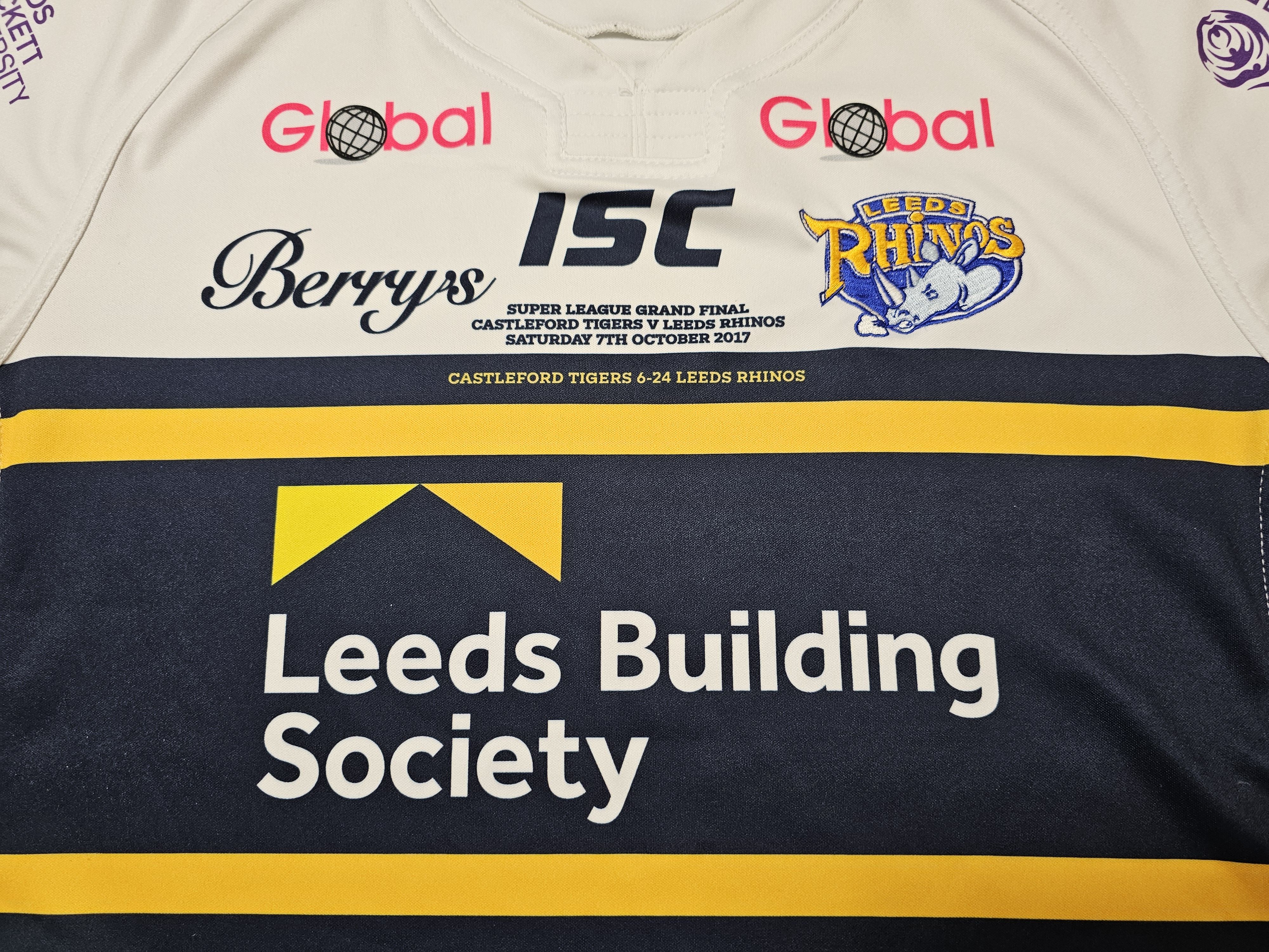 Other LEEDS RHINOS RUGBY JERSEY 2017 GRAND FINAL ENGLAND RUGBY Size US XL / EU 56 / 4 - 3 Thumbnail