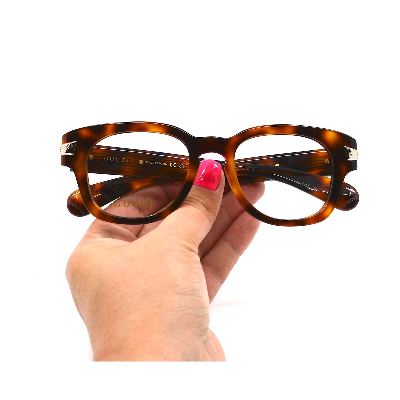 Gucci NEW GUCCI GG1518O 002 HAVANA AUTHENTIC EYEGLASSES FRAME Size ONE SIZE - 13 Thumbnail