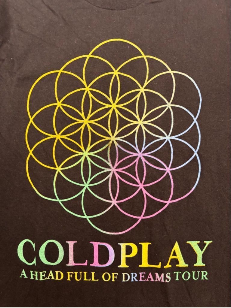 Alstyle Men's Alstyle Coldplay Tour T-shirt Size M Black Size US M / EU 48-50 / 2 - 1 Thumbnail