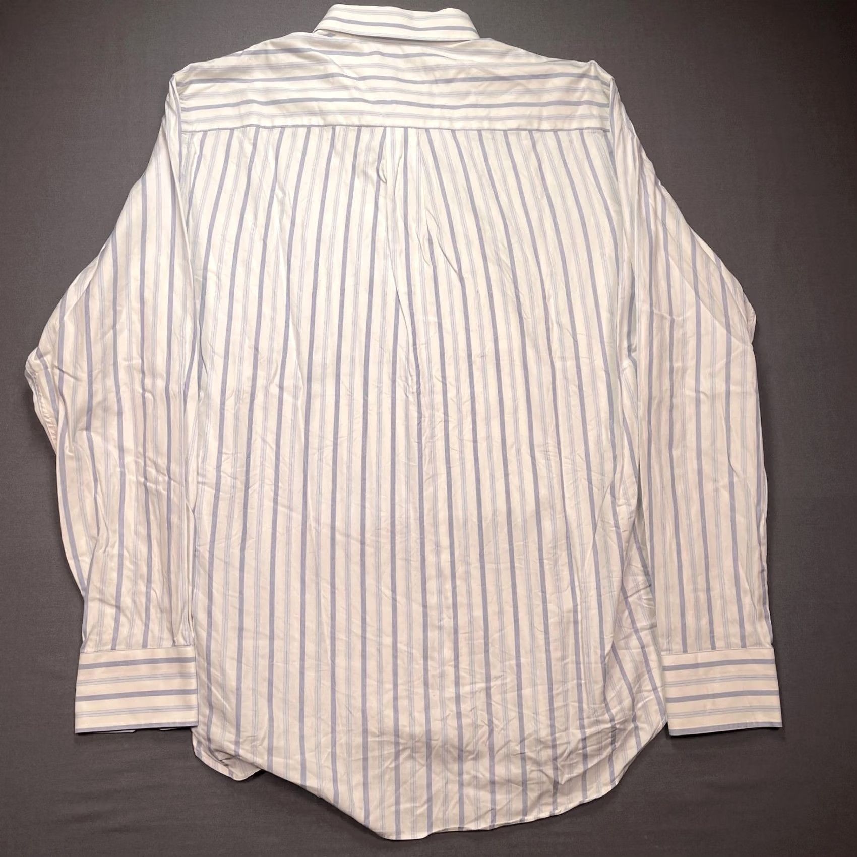 Canali Canali Shirt Mens Large 16 41 Blue Stripe Long Sleeve Button Up Italy Cotton Size US L / EU 52-54 / 3 - 5 Thumbnail