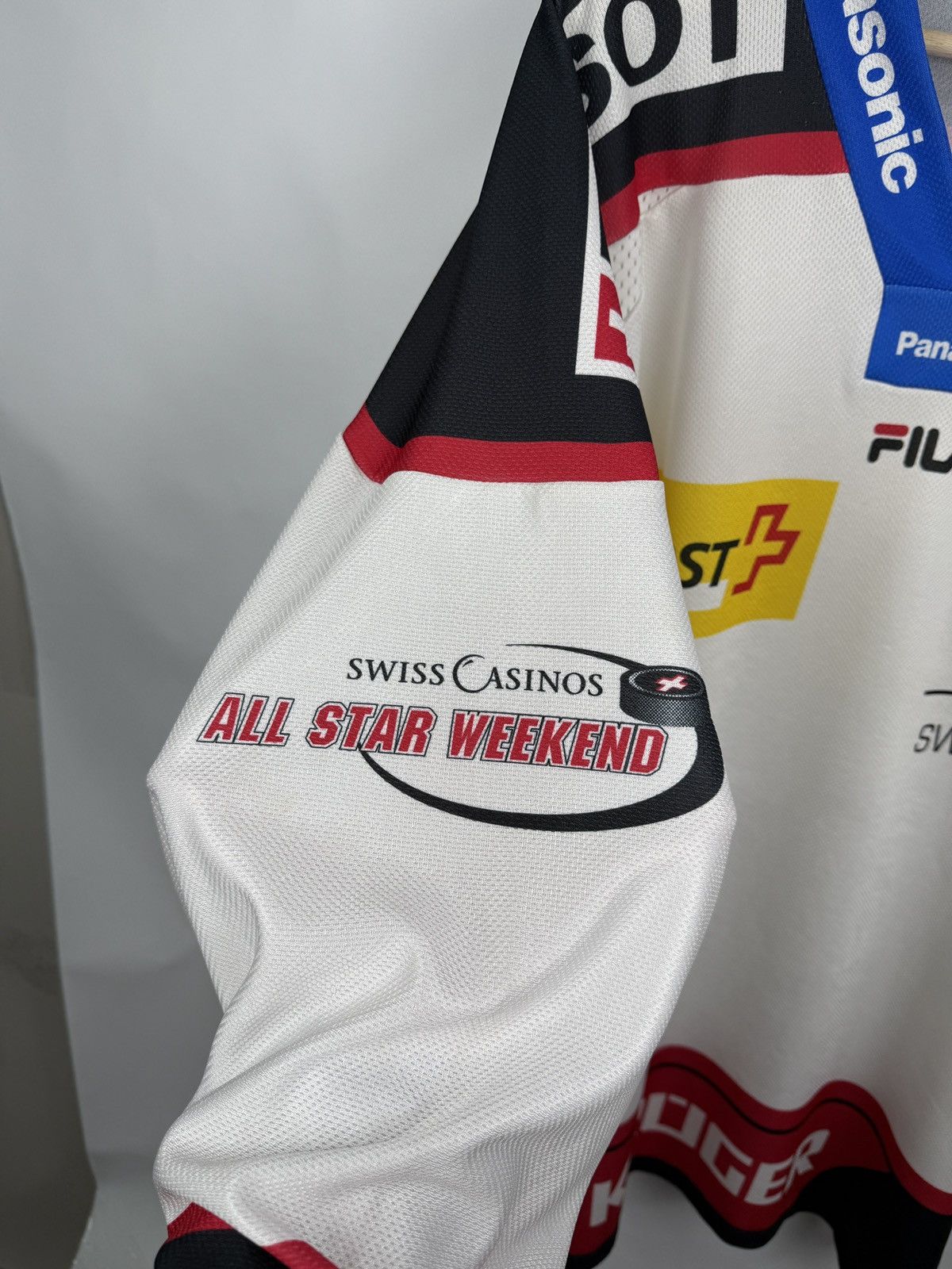 Fila 🇨🇭Vintage 2003 Fila Swiss Stars Hockey Jersey Tissot Skoda Size US XL / EU 56 / 4 - 6 Thumbnail