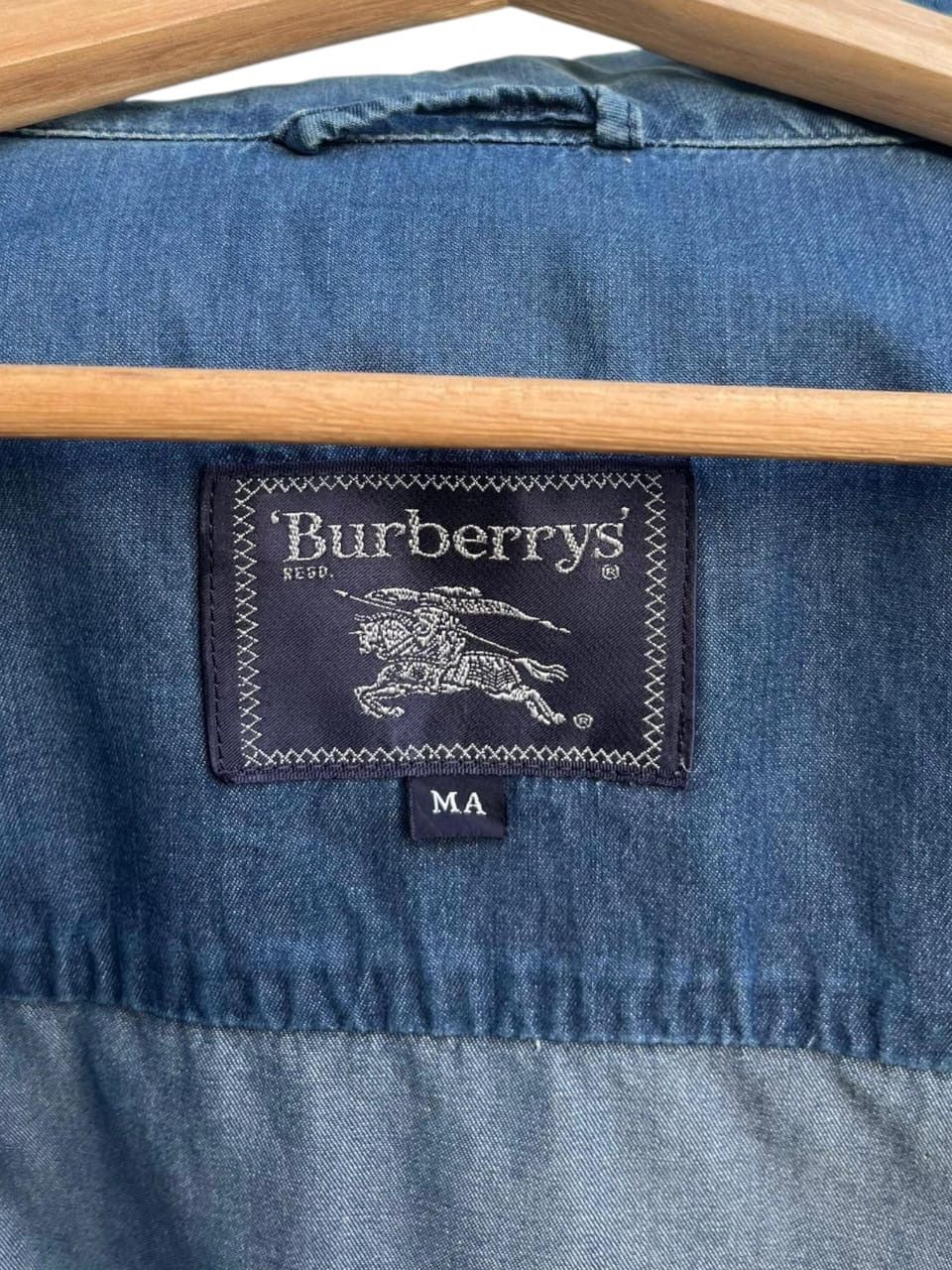 Burberry 90’s Burberrys Light Jeans Blouson Swing Top Size US M / EU 48-50 / 2 - 17 Thumbnail