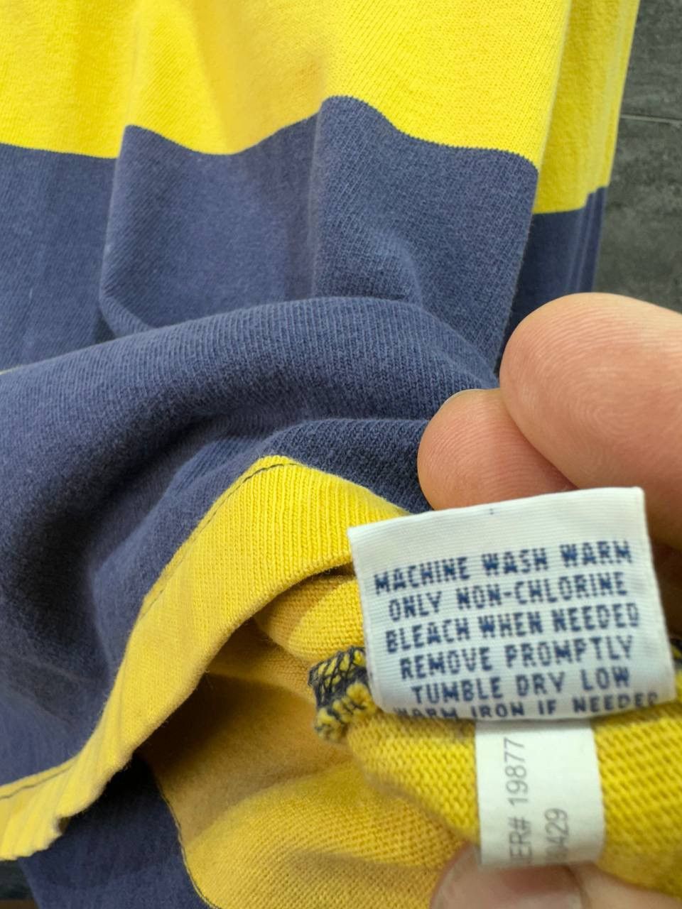 Vintage Polo Ralph Lauren Rugby Stripped Shirt Vintage Size US S / EU 44-46 / 1 - 13 Thumbnail