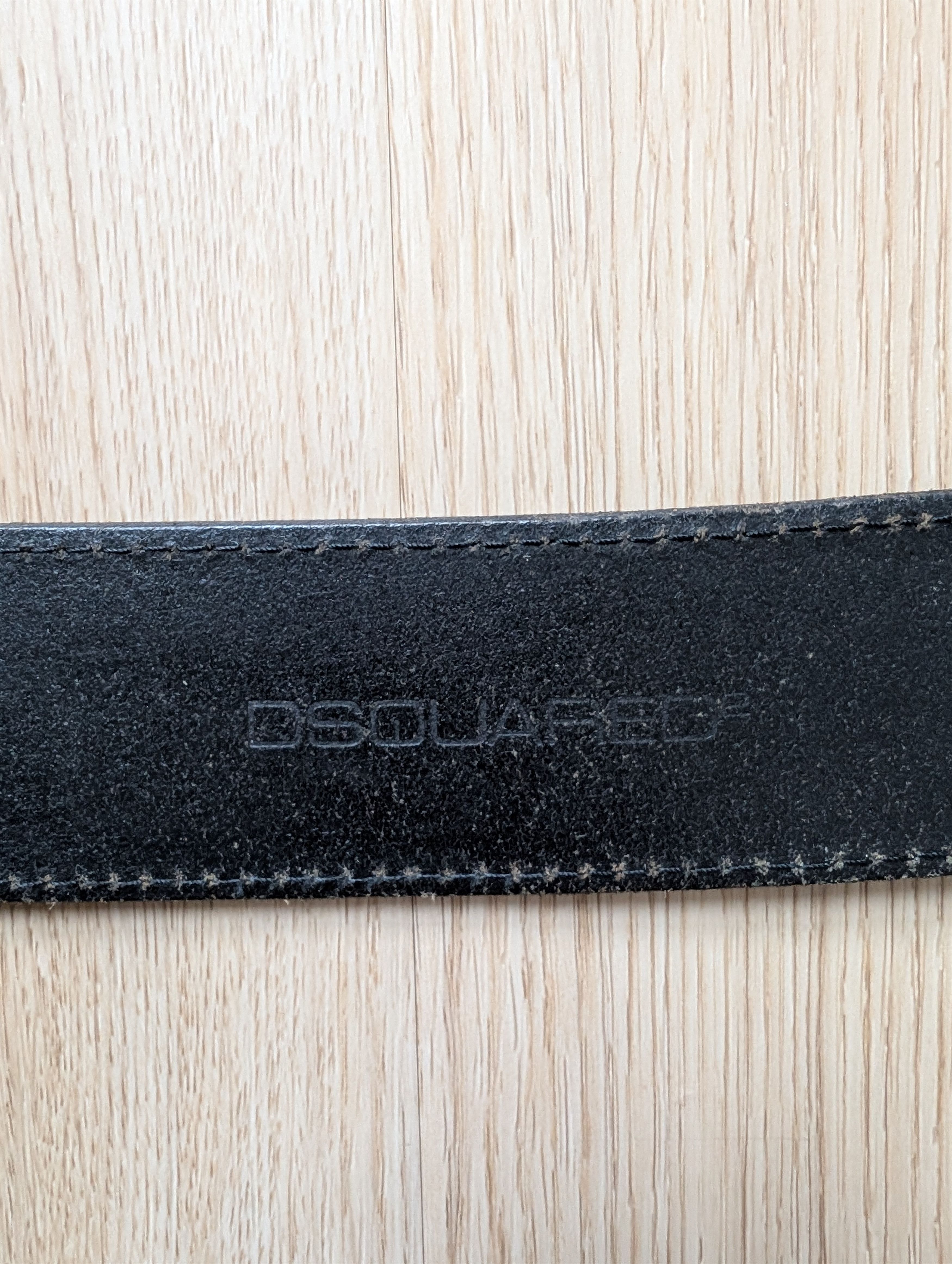 Dsquared2 Dsquared2 Vintage F$$K OFF Two Options Buckle Leather Belt Size ONE SIZE - 8 Thumbnail