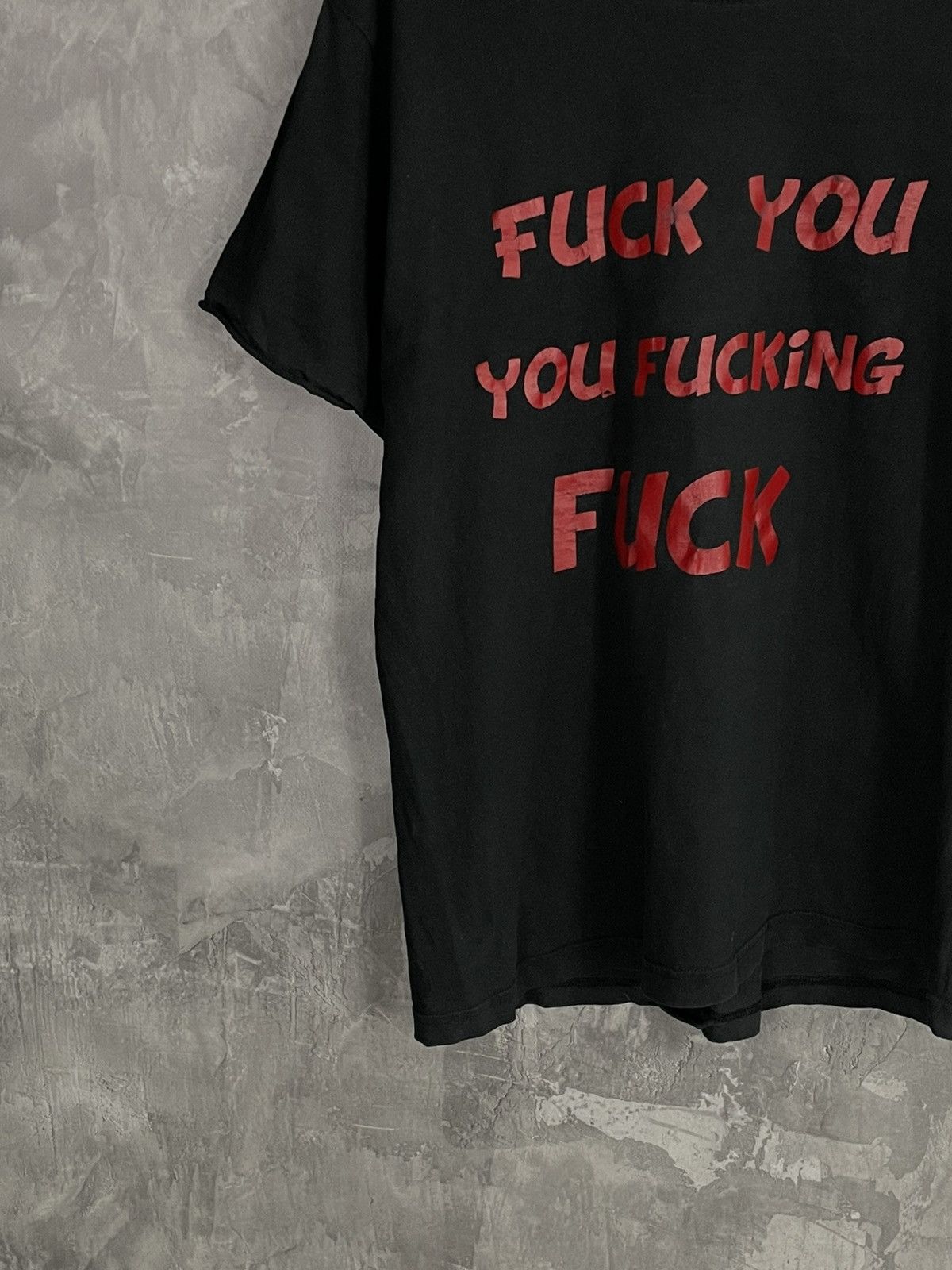 Vintage Vintage "Fuck You You Fucking Fuck" T-shirt Humor Size US M / EU 48-50 / 2 - 5 Thumbnail